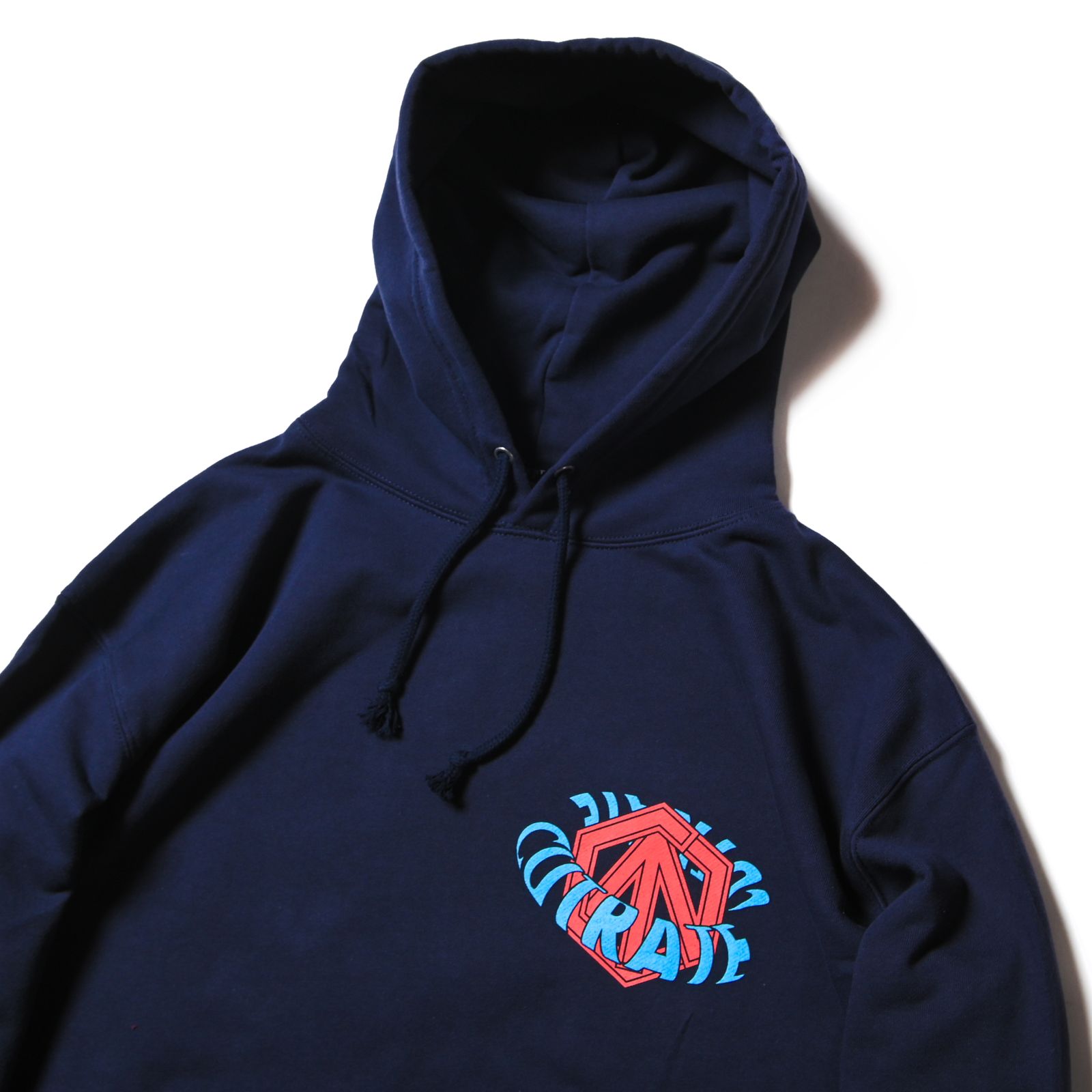 CUTRATE NS LOGO L/S PULLOVER PARKA  (NAVY)