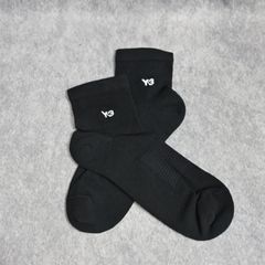 Y-3 CLASSIC LOW SOCKS （BLACK） / ストライプ ソックス （ブラック） JZ6276