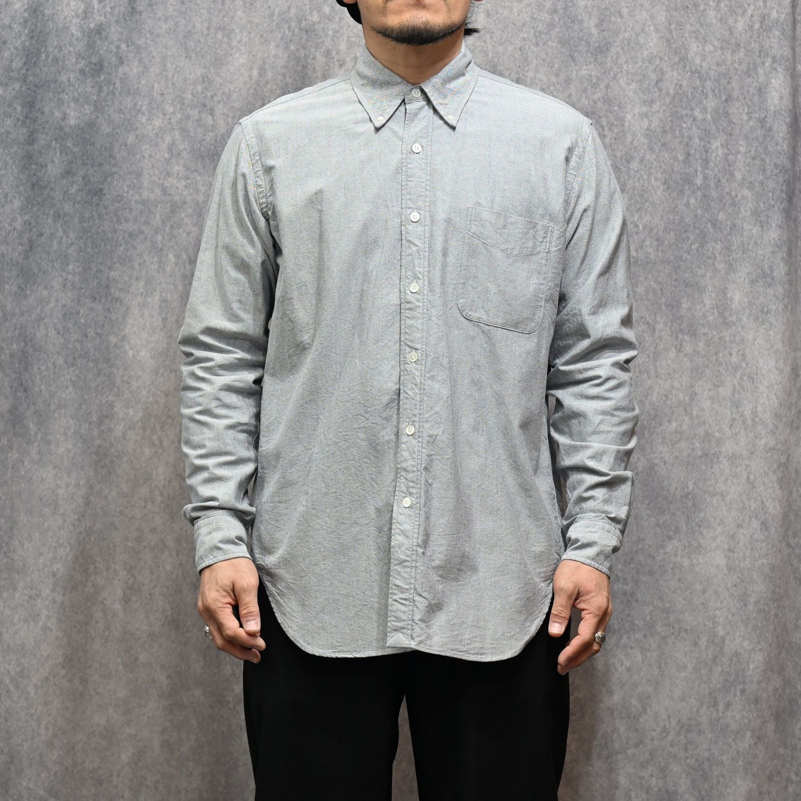 Classic Oxford BD SH （LGY）｜オックスフォード ボタンダウンシャツ｜2603-5002