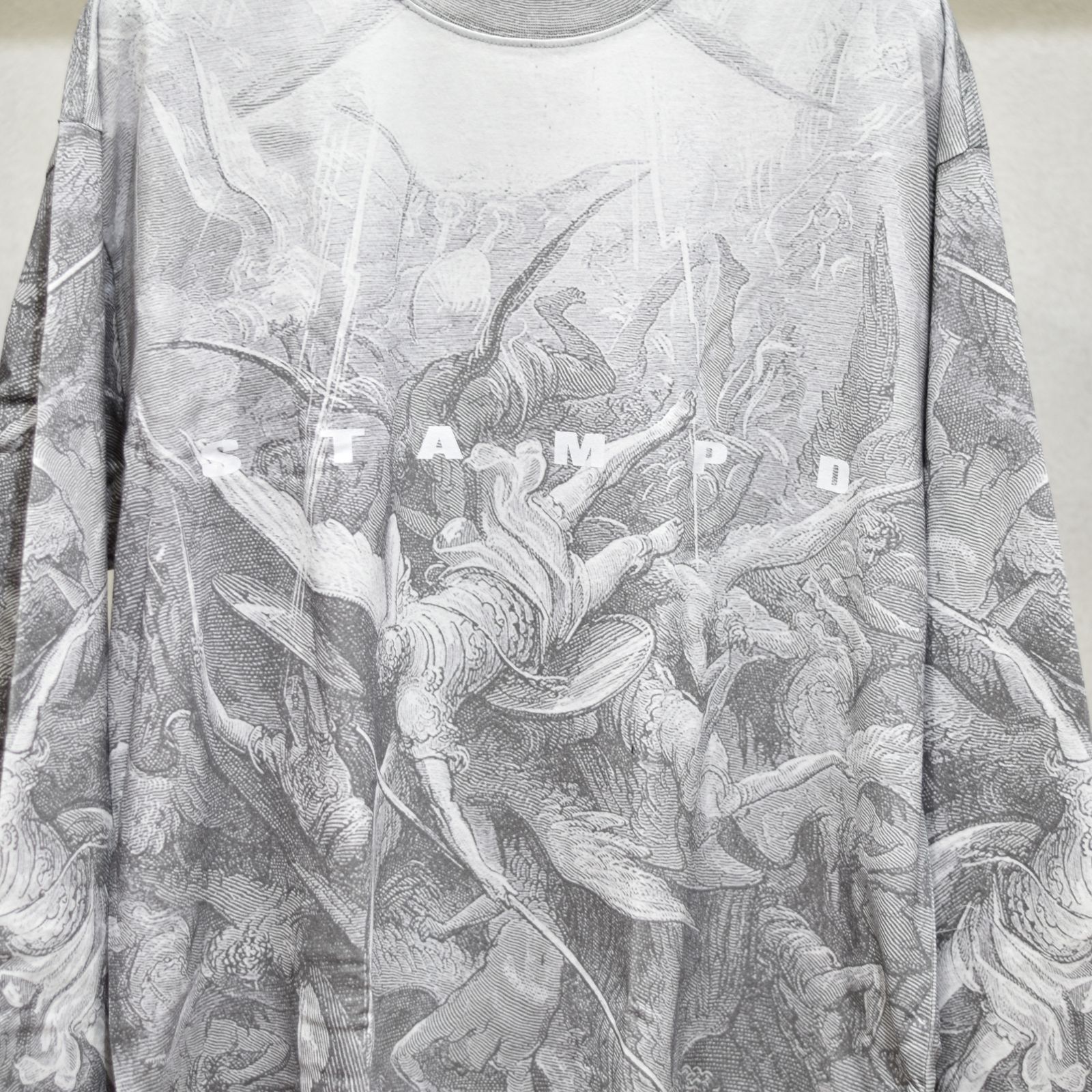 Angels L/S Relaxed Tee (Grey)