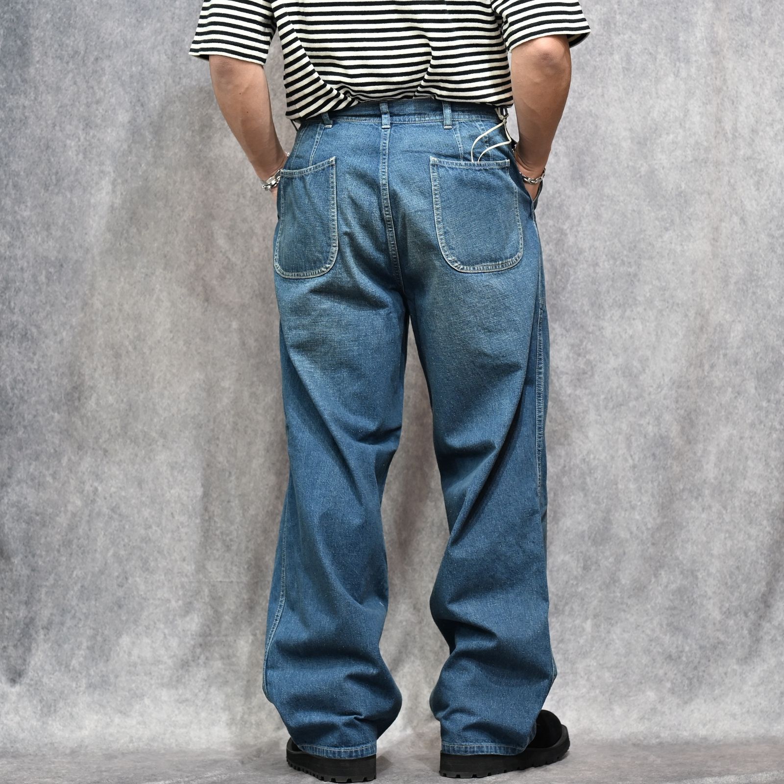 USN DENIM TROUSERS （USD） / USネイビー デニムトラウザー （インディゴ） 2026SS-PT4-YT