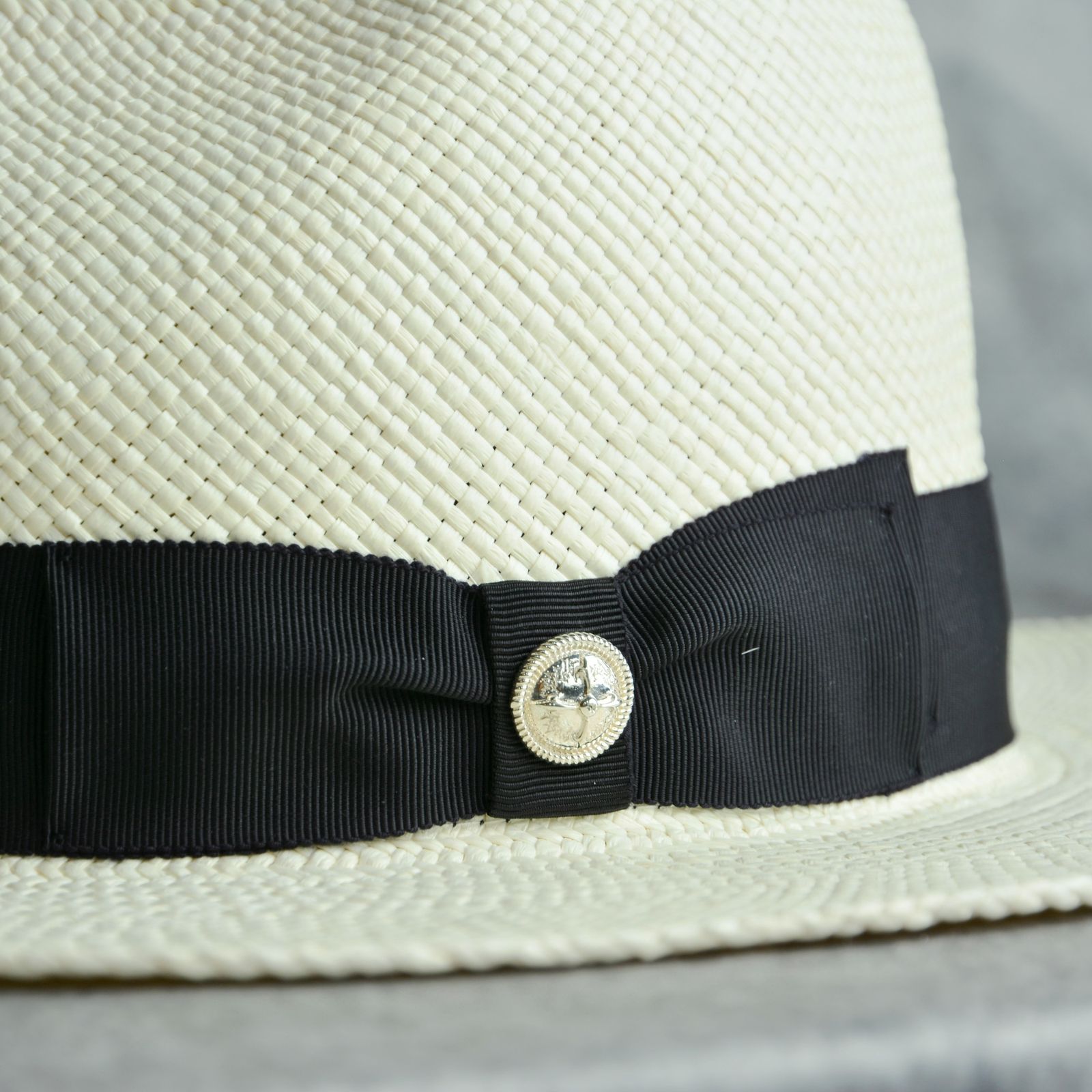 THE LINE トキヤ草 シルバーコンチョ ハット (WHITE)