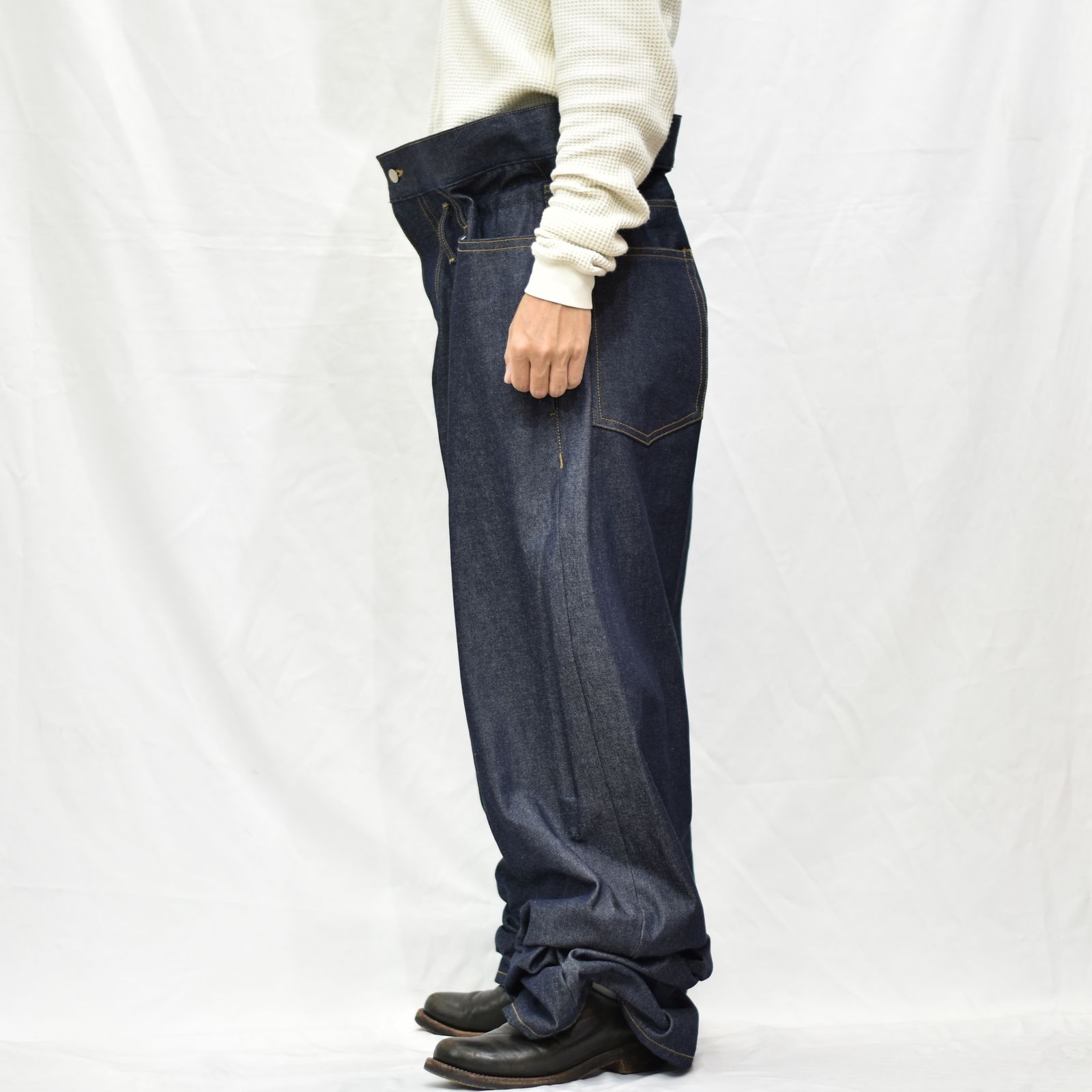 在庫低価】 FACETASM - facetasm super big denim pants blackの通販