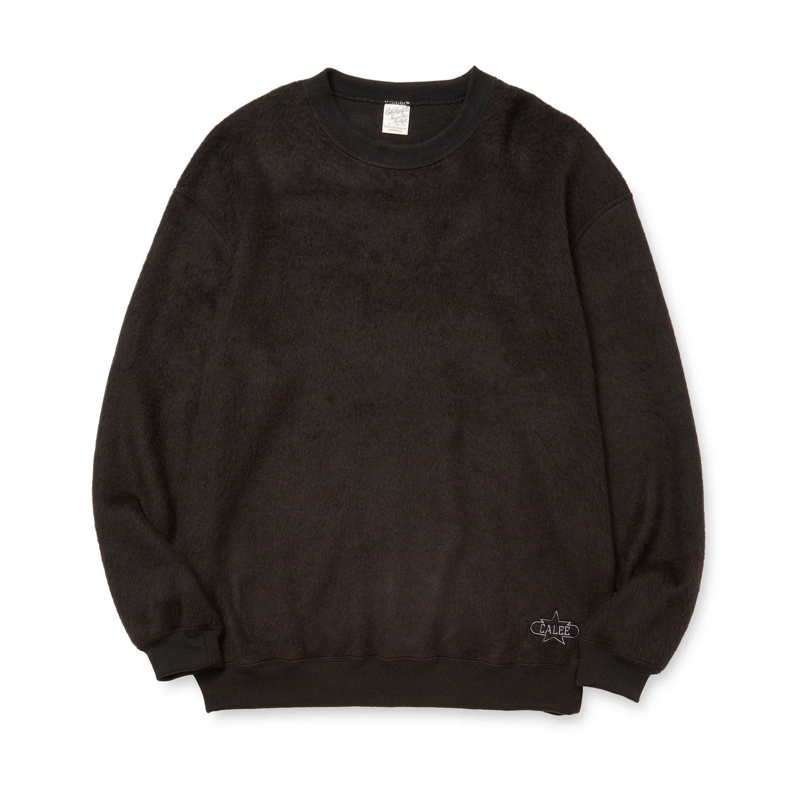 SHAGGY FABRIC CREW NECK SW (BLACK)｜シャギー クルーネック スウェット トレーナー｜CL-25AW036