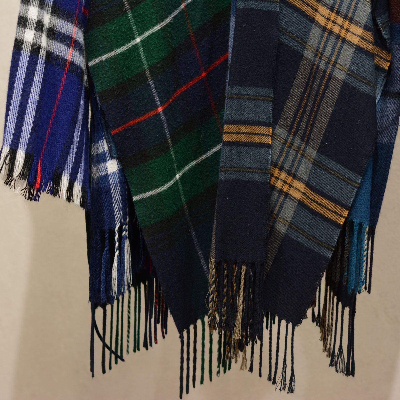 OLD PARK×MINEDENIM Check MufflerCardigan
