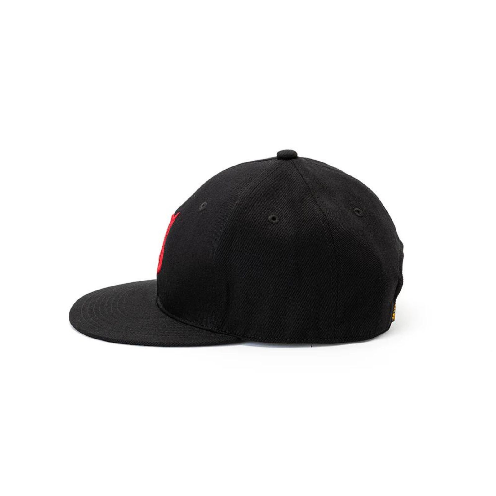 CAL NT LOGO TWILL BASEBALL CAP (BLACK/RED) / ロゴ ベースボールキャップ