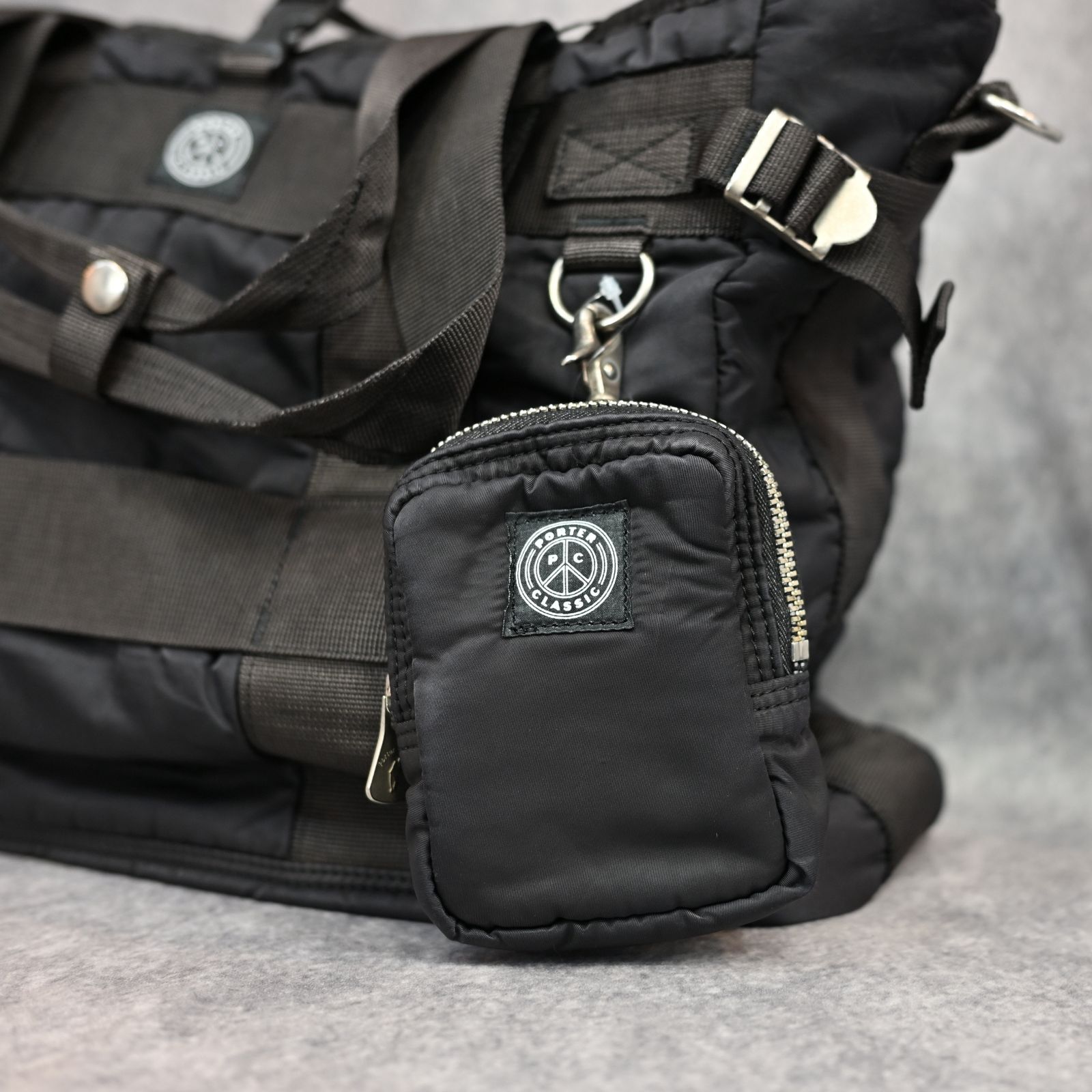 SUPER NYLON TOTE BAG (BLACK) / スーパーナイロン トートバッグ （ブラック） PC-015-265-10