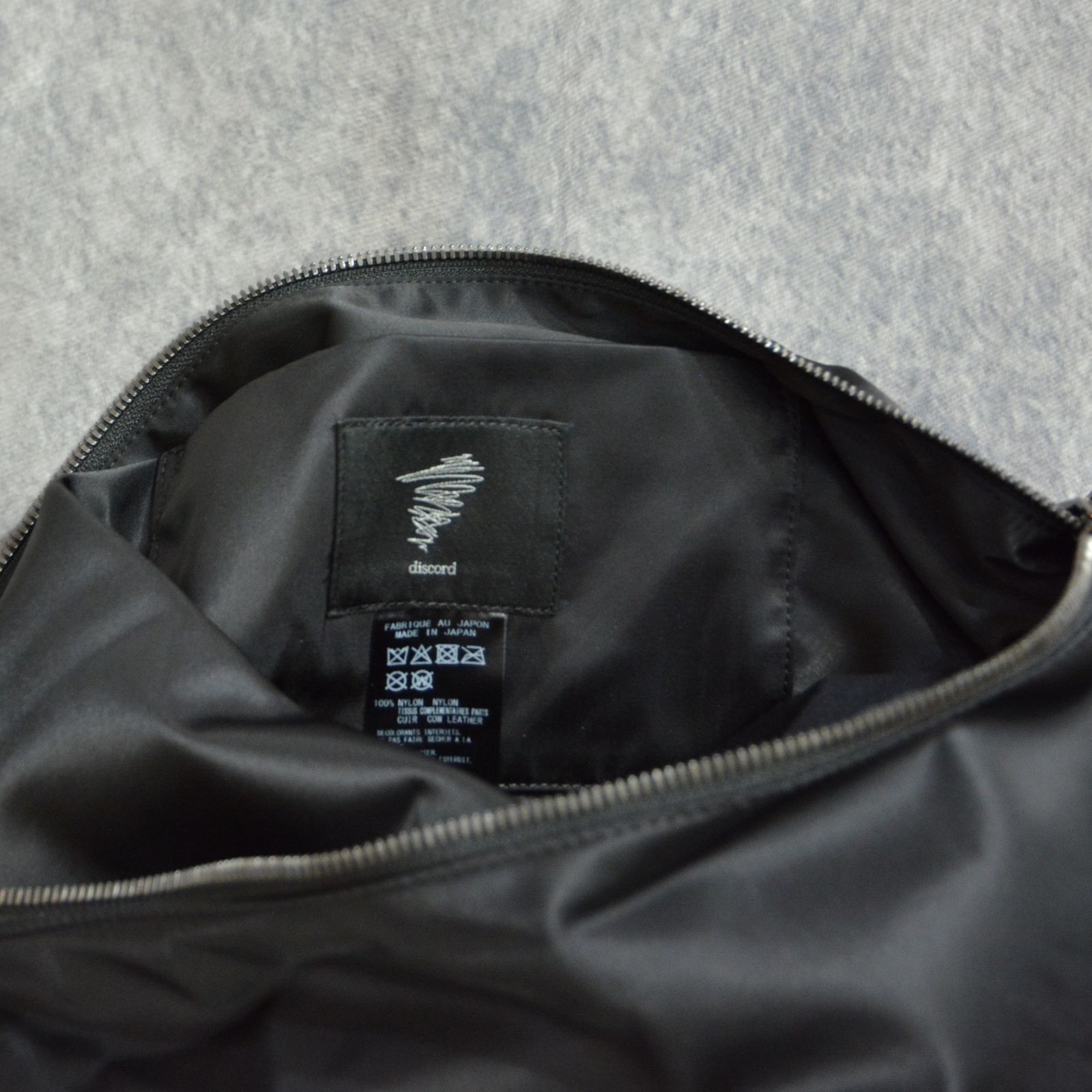 DRAPE SHOULDER (BLACK) / ナイロン バッグ （ブラック） DK-I35-830-2-02