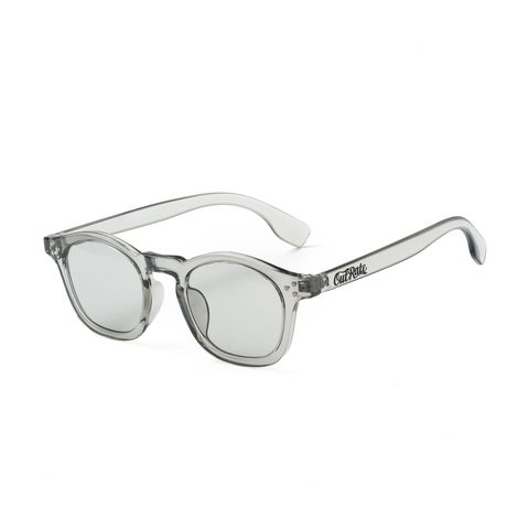 CUTRATE LOGO GLASSES (CLEAR GRAY × GRAY)｜ウェリントン サングラス｜CR-26AW001