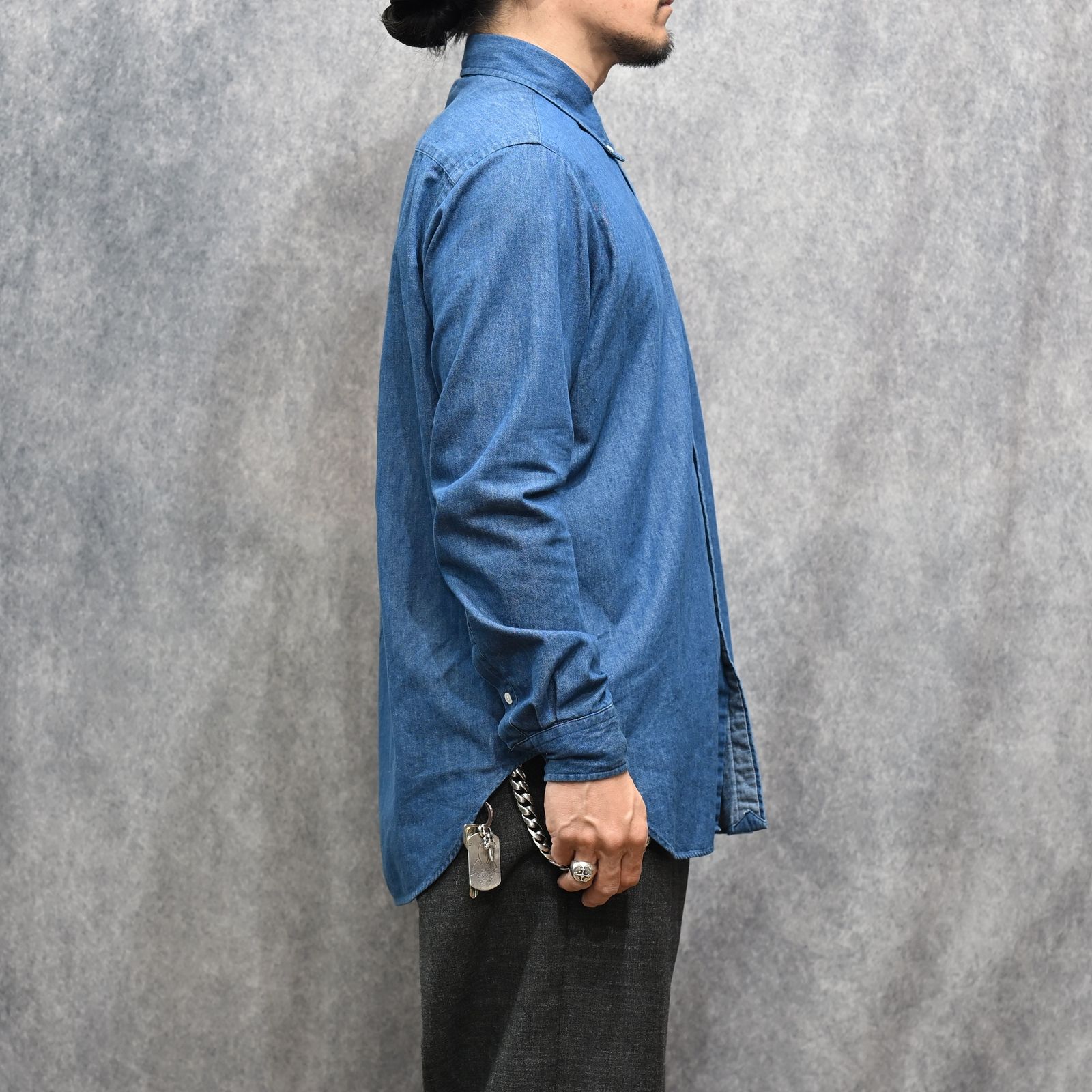 L.Denim BD SH （LUD）｜デニム ボタンダウンシャツ｜2603-5003