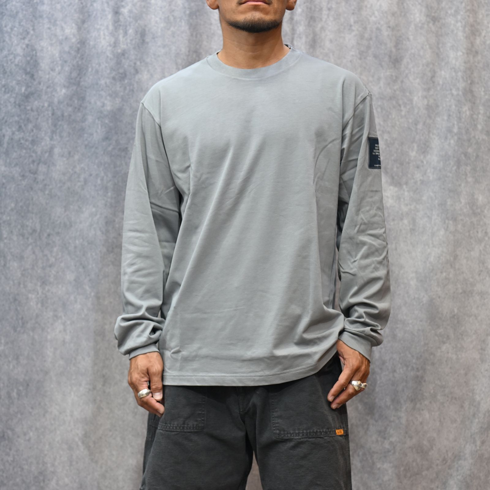 EXCHANGE SERVICE LONG SLEEVE （GRAY） /  ロングスリーブ Tシャツ （グレー） 9252-CS82
