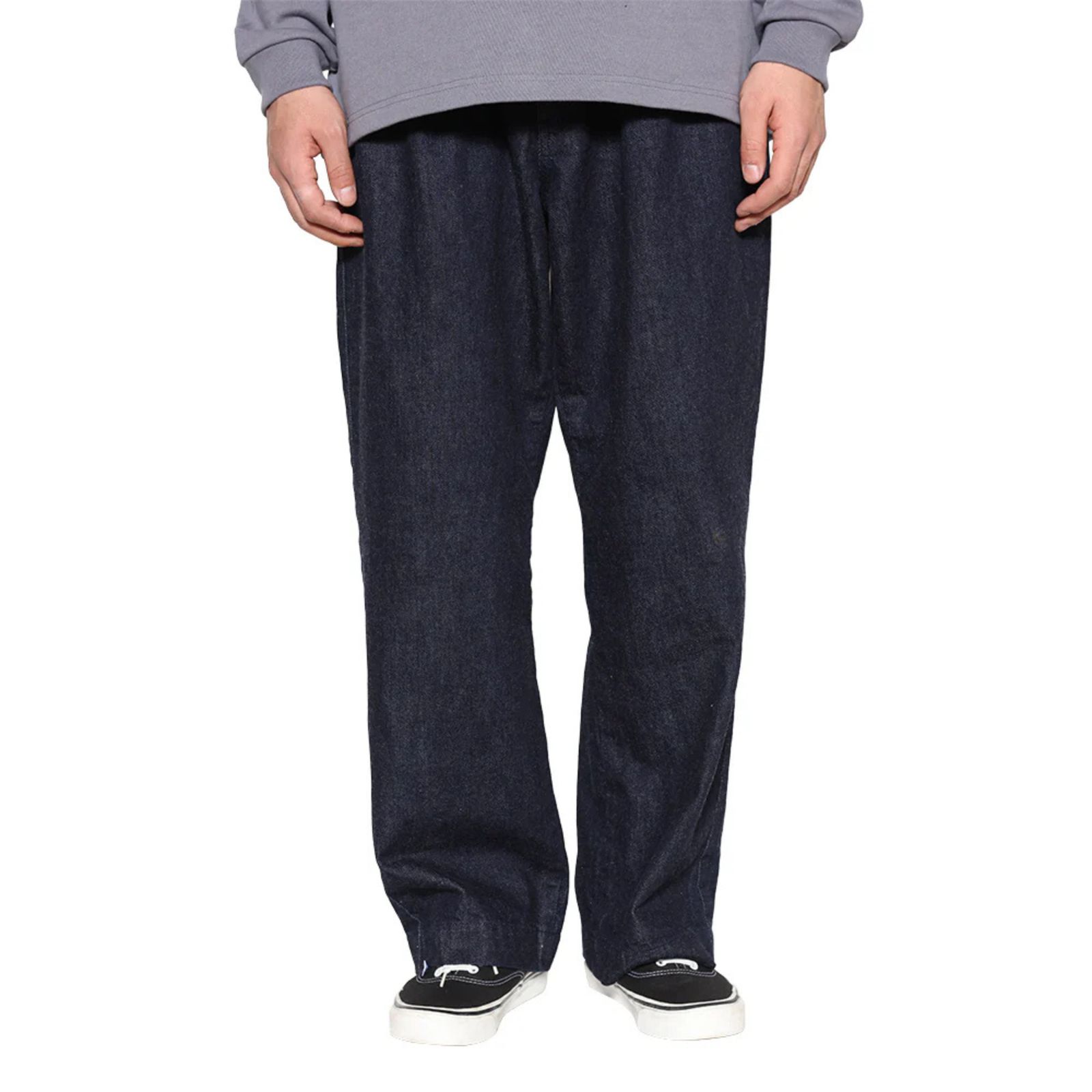 VINTAGE REPRODUCT DENIM TUCK TROUSERS (INDIGO)｜デニムタックパンツ｜CL-25AW010