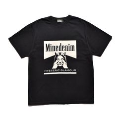 HYSTERIC GLAMOUR×MINEDENIM Graphic T-Shirts  （BLK） /  ヒステリックグラマー コラボ Tシャツ （ブラック）