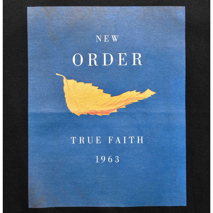 New Order “TRUE FAITH” Crewneck T-SH （BLACK） /  ニューオーダー 「トゥルー・フェイス」 プリント Tシャツ （ブラック）