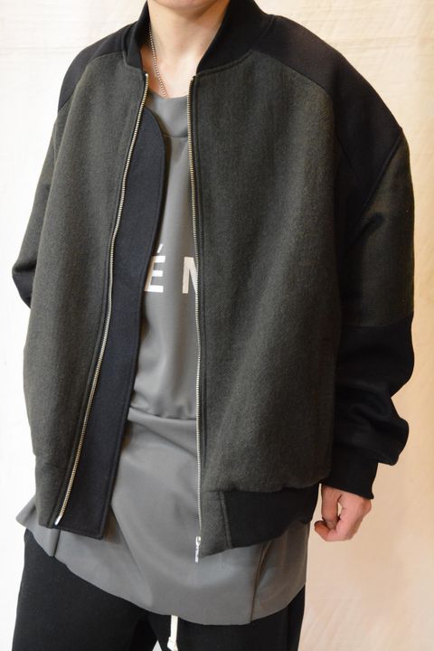 ウール ボンバージャケット