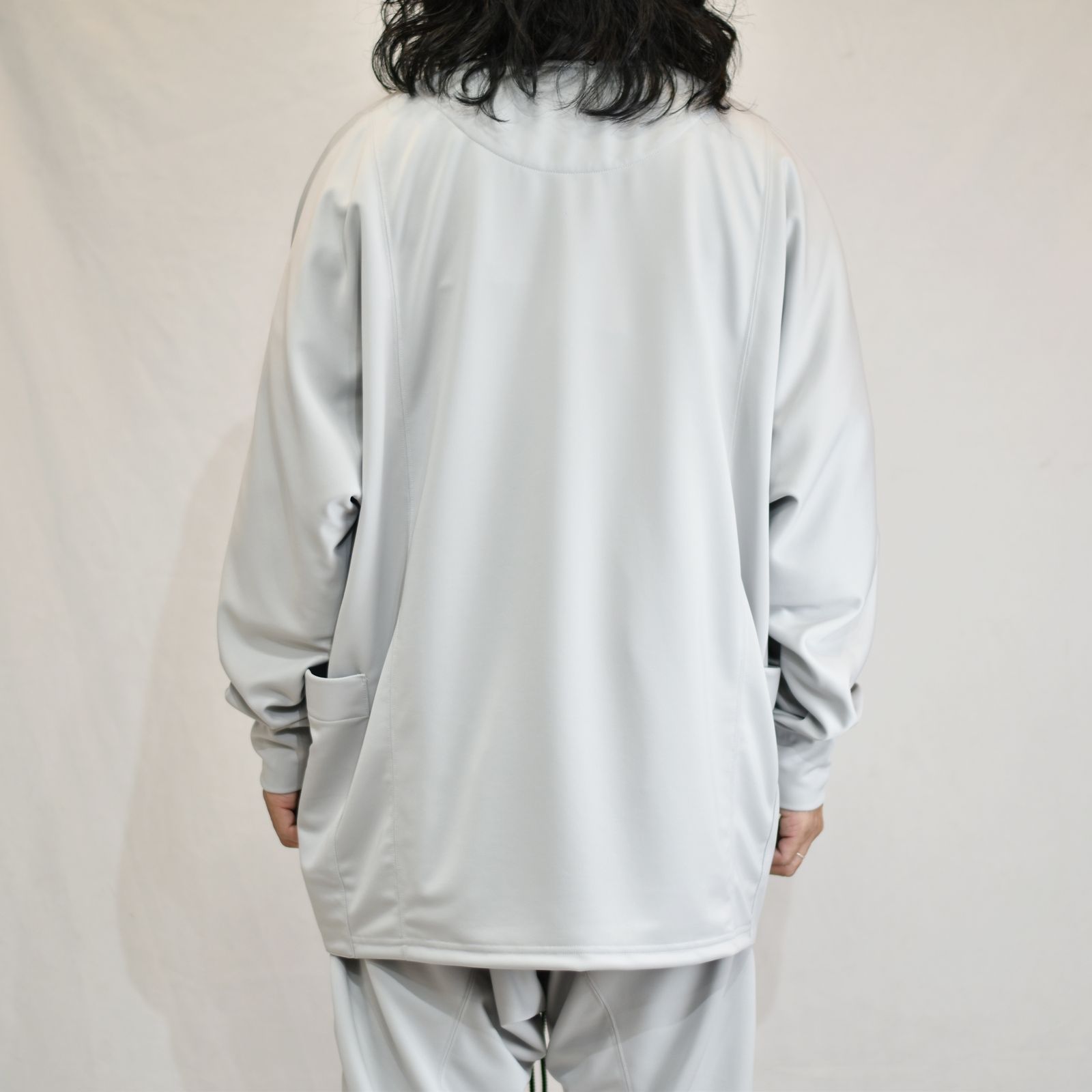 tech jersey dolman sleeve cardigan (ICE GRAY) / ドルマンスリーブ カーディガン