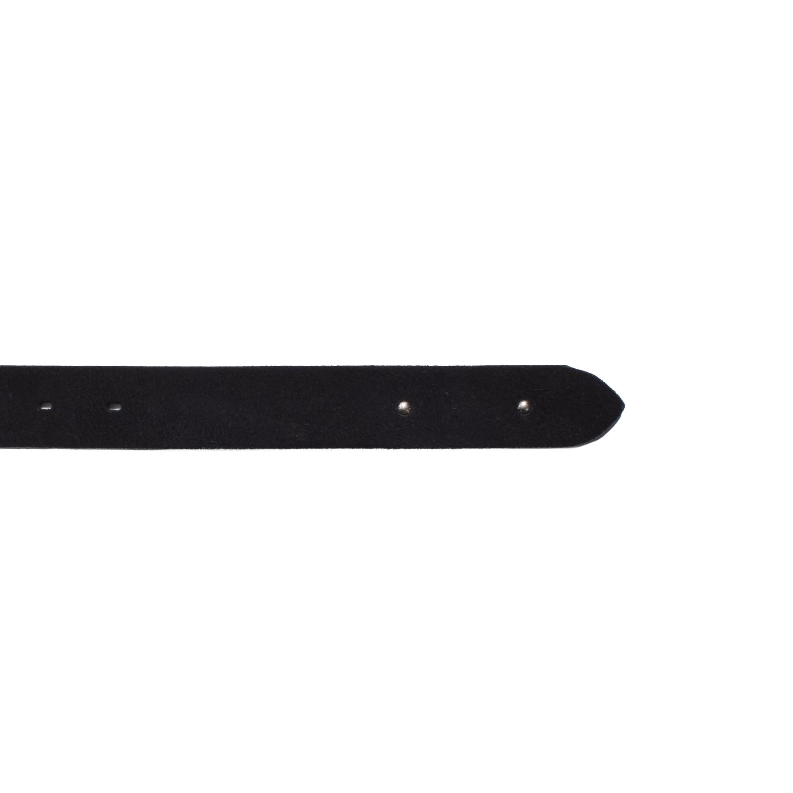 Thick Velour Blade-tip Studs Belt （BLK）｜ベロア 剣先スタッズ ベルト｜MDLBT001