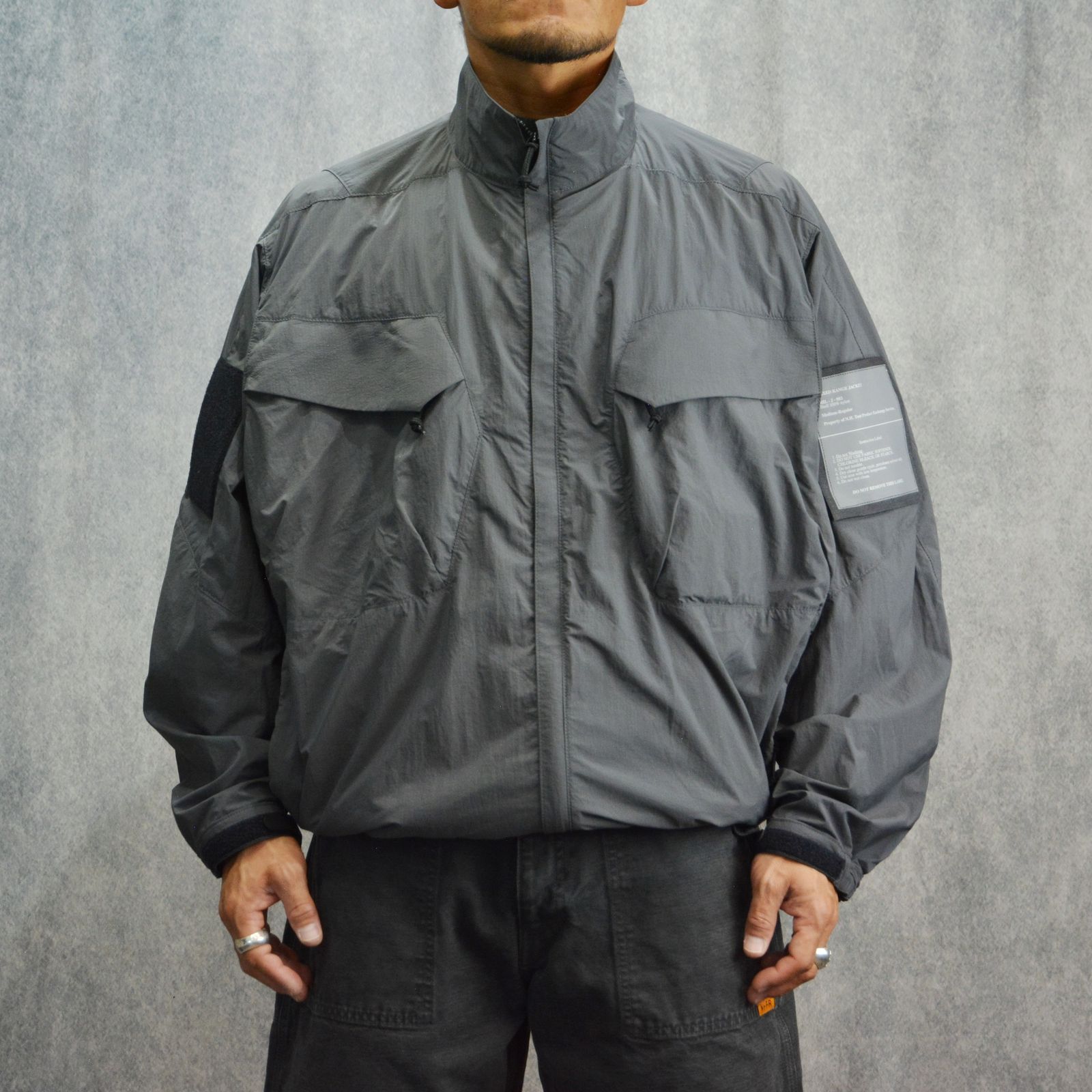 STAND COLLAR BLOUSON （CHARCOAL） / スタンドカラー ブルゾン （チャコール） / 9251-BL04-003