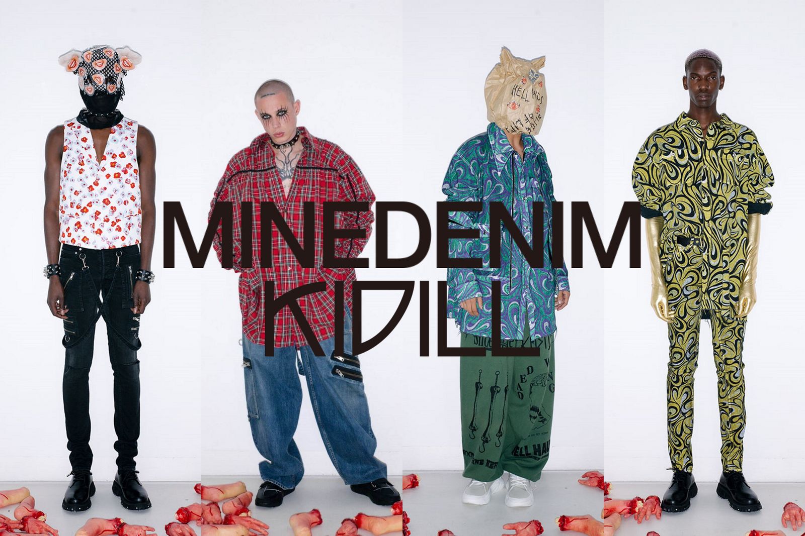 MINMEDENIM × KIDILL 【TOM TOSSEYN」グラフィックを使用した