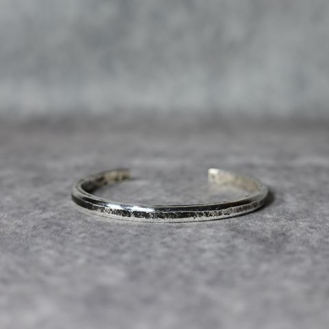 ROUND BANGLE NARROW (M)｜ SILVERS 純銀