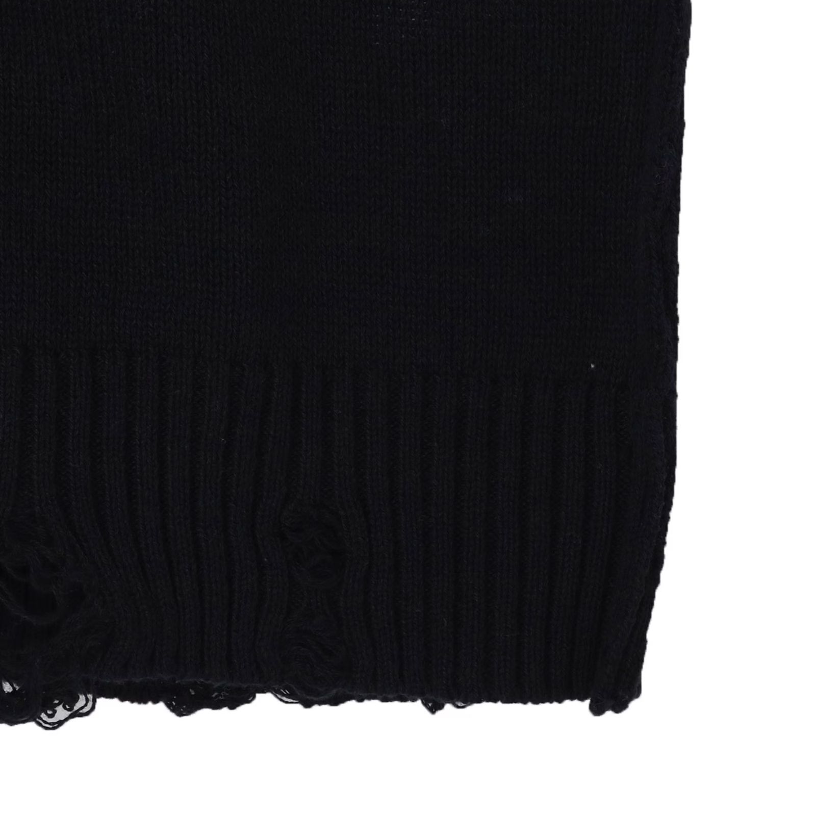 7G2P JERSEY V NECK VEST （BLACK） / ニットベスト （ブラック） HP-K13-098