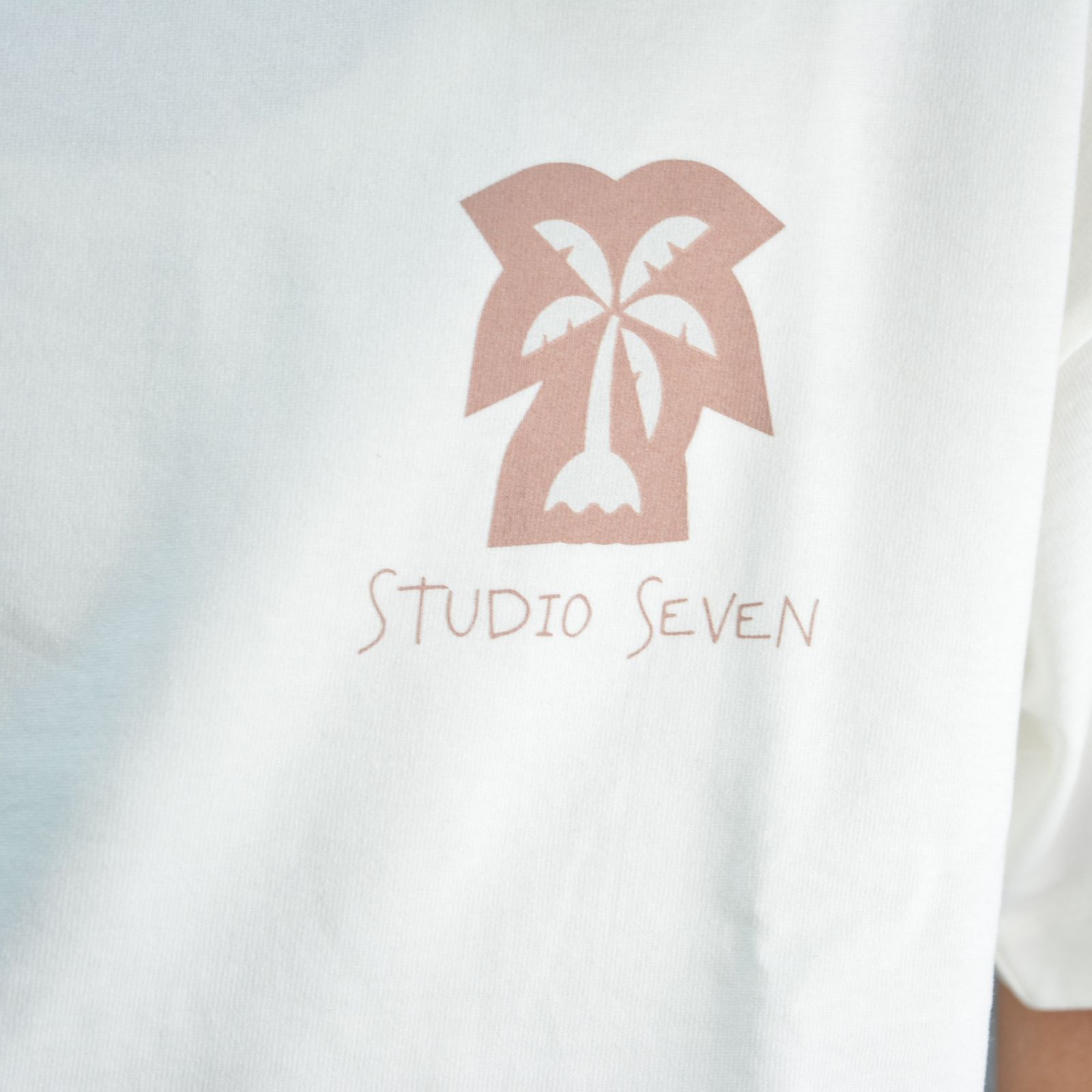 Palm Tree Big Tee （White） / ビッグ Tシャツ （ホワイト）