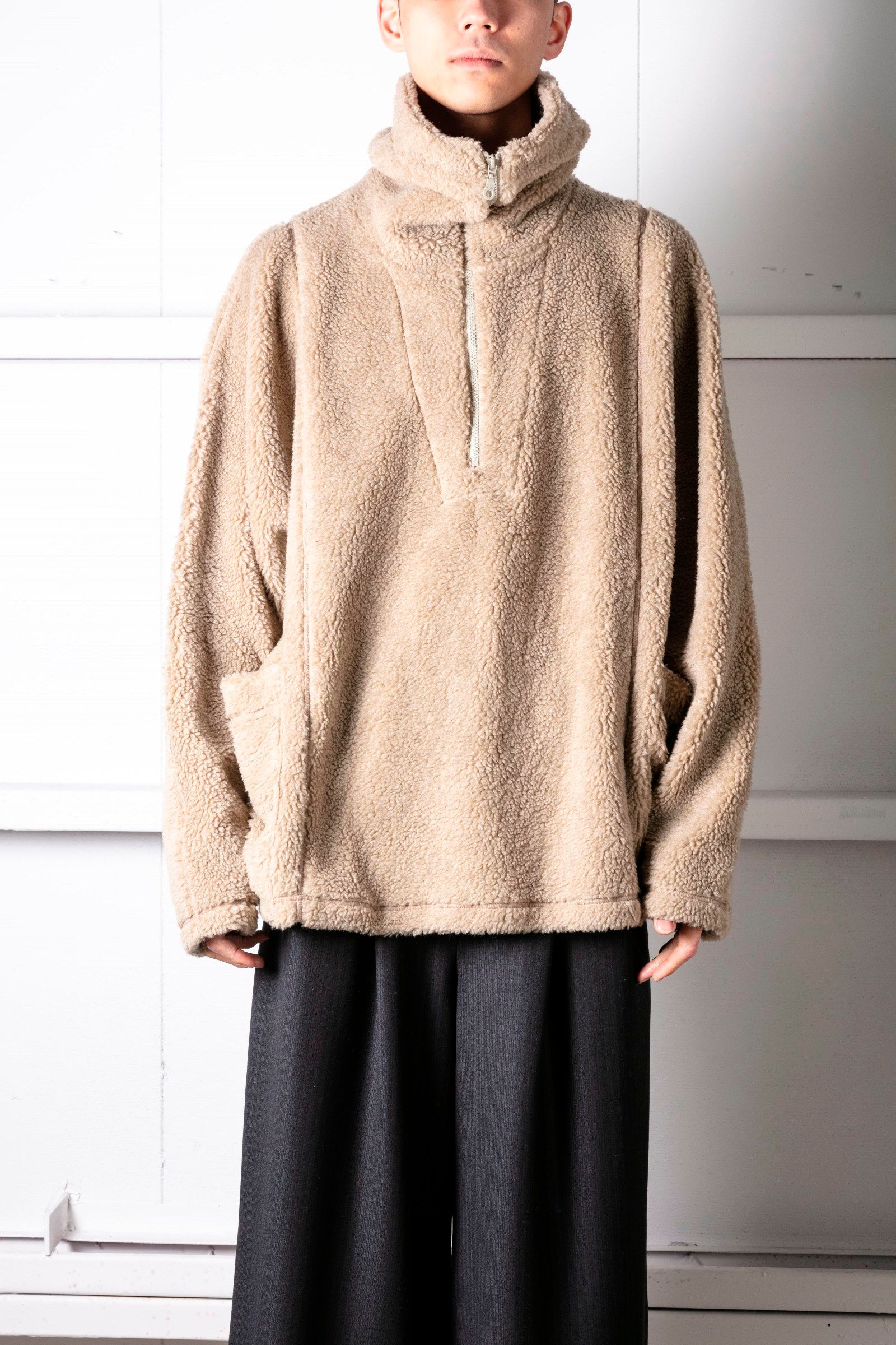 massive super high neck (BEIGE)