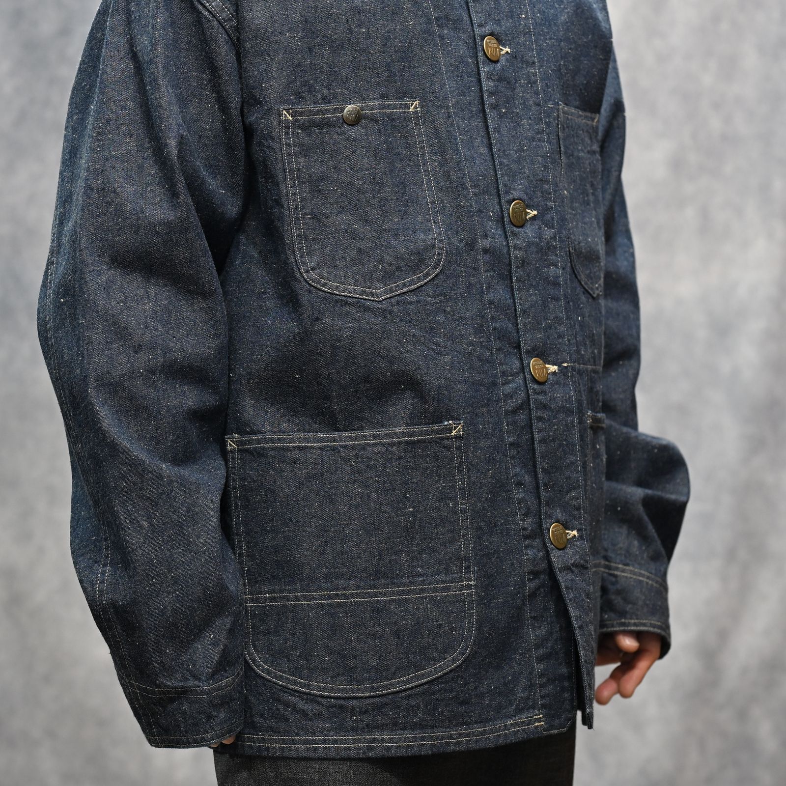 #024 LE CHORE JACKET ONE-WASHED （INDIGO） / カバーオール （インディゴ） 2026SSJK-YY-0012