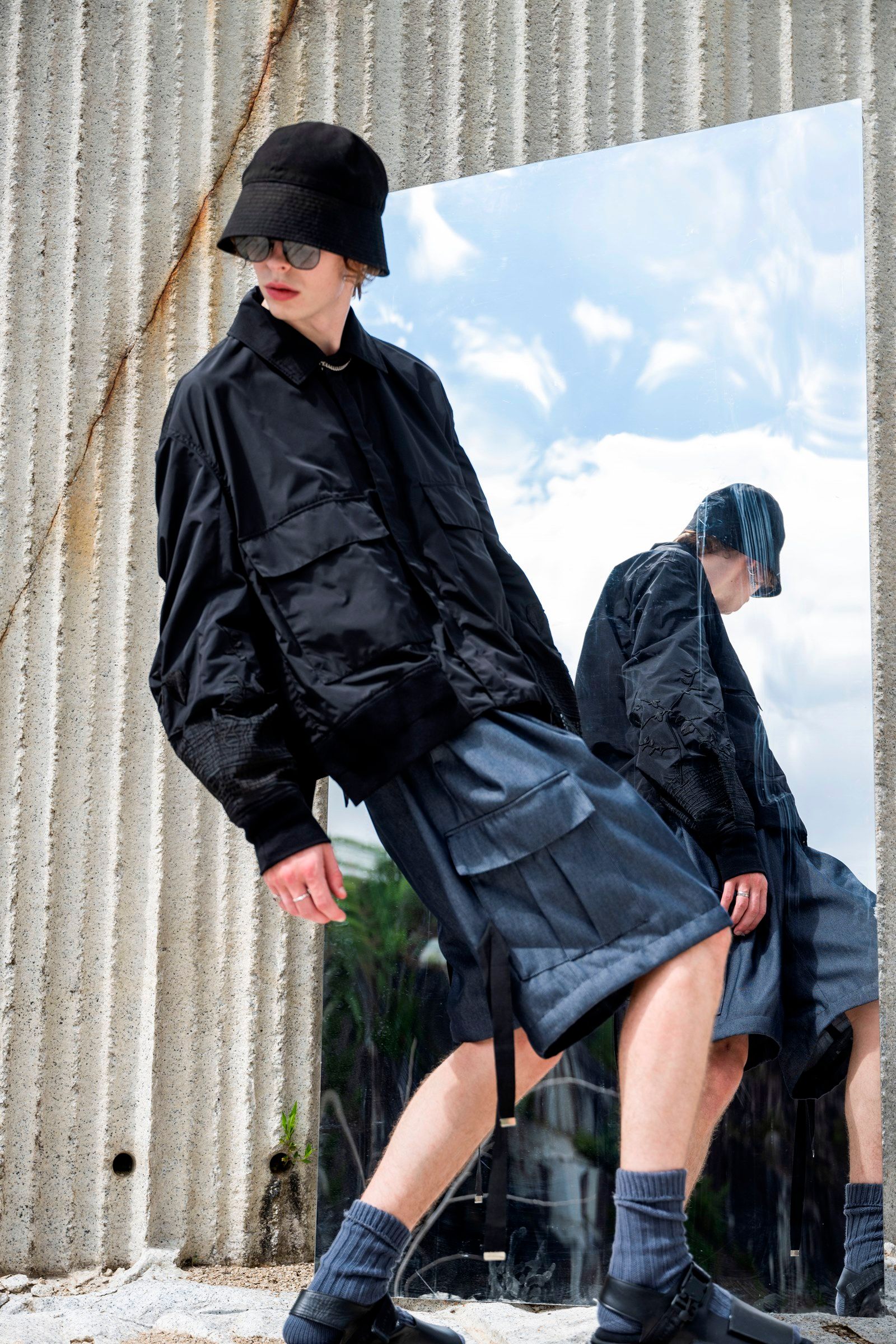 デタッチャブルカーゴパンツ / LB24SS-PT05-DNM-P (NAVY)
