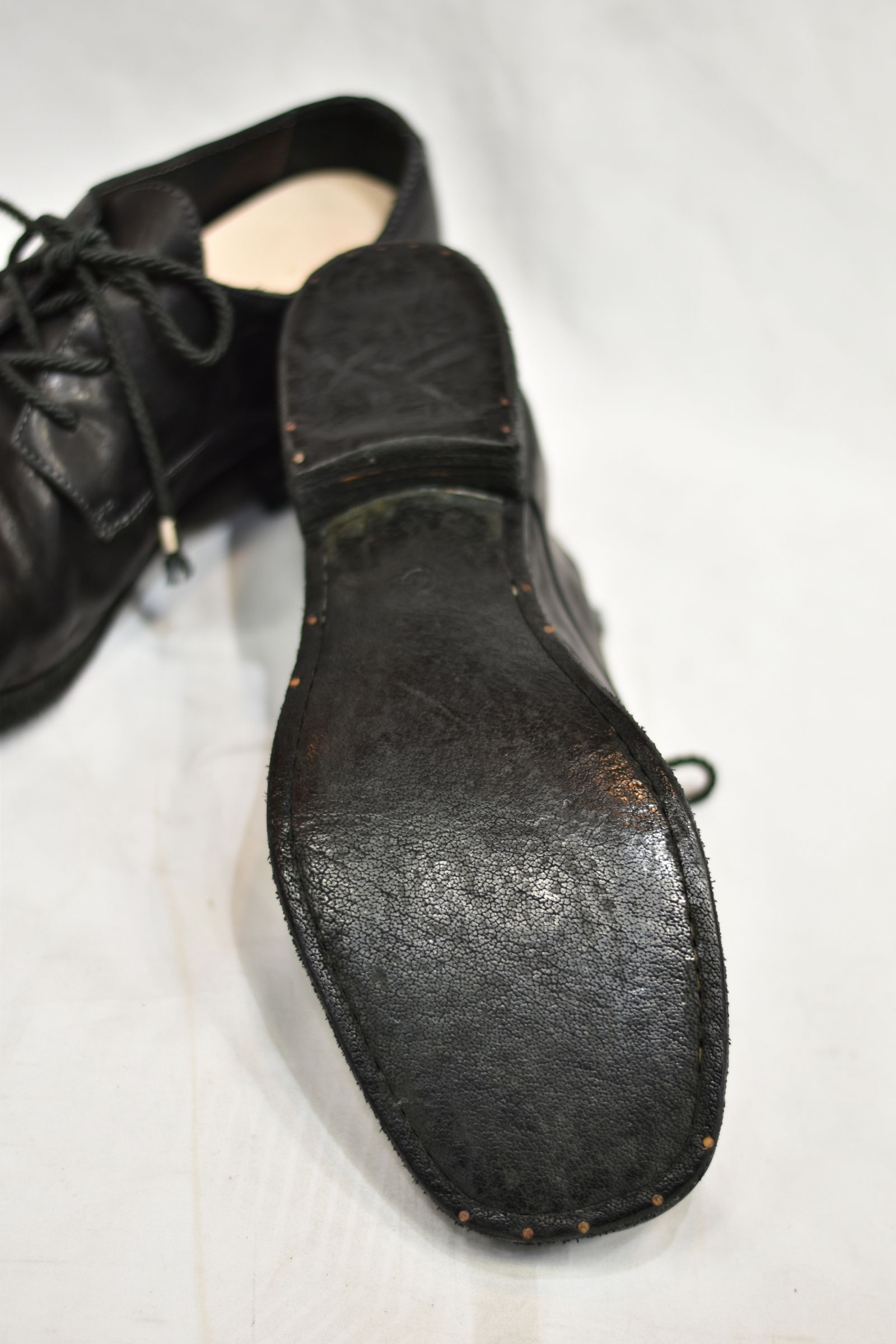 HORSE LEATHER DERBY #2 LINED LEATHER SOLES HAND DYED PIECE DYED