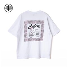 × HIGH FIVE FACTORY CAL RETRO GIRL BANDANNA TEE (WHITE) / × ハイ ファイブ ファクトリー レトロガール バンダナ Tシャツ