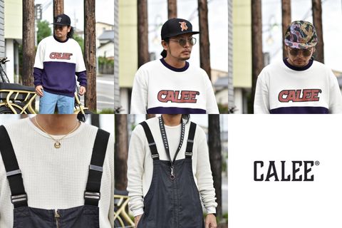 CALEE - STUDS LEATHER NECK STRAP (BLACK) / スタッズ ネックストラップ | chord online  store