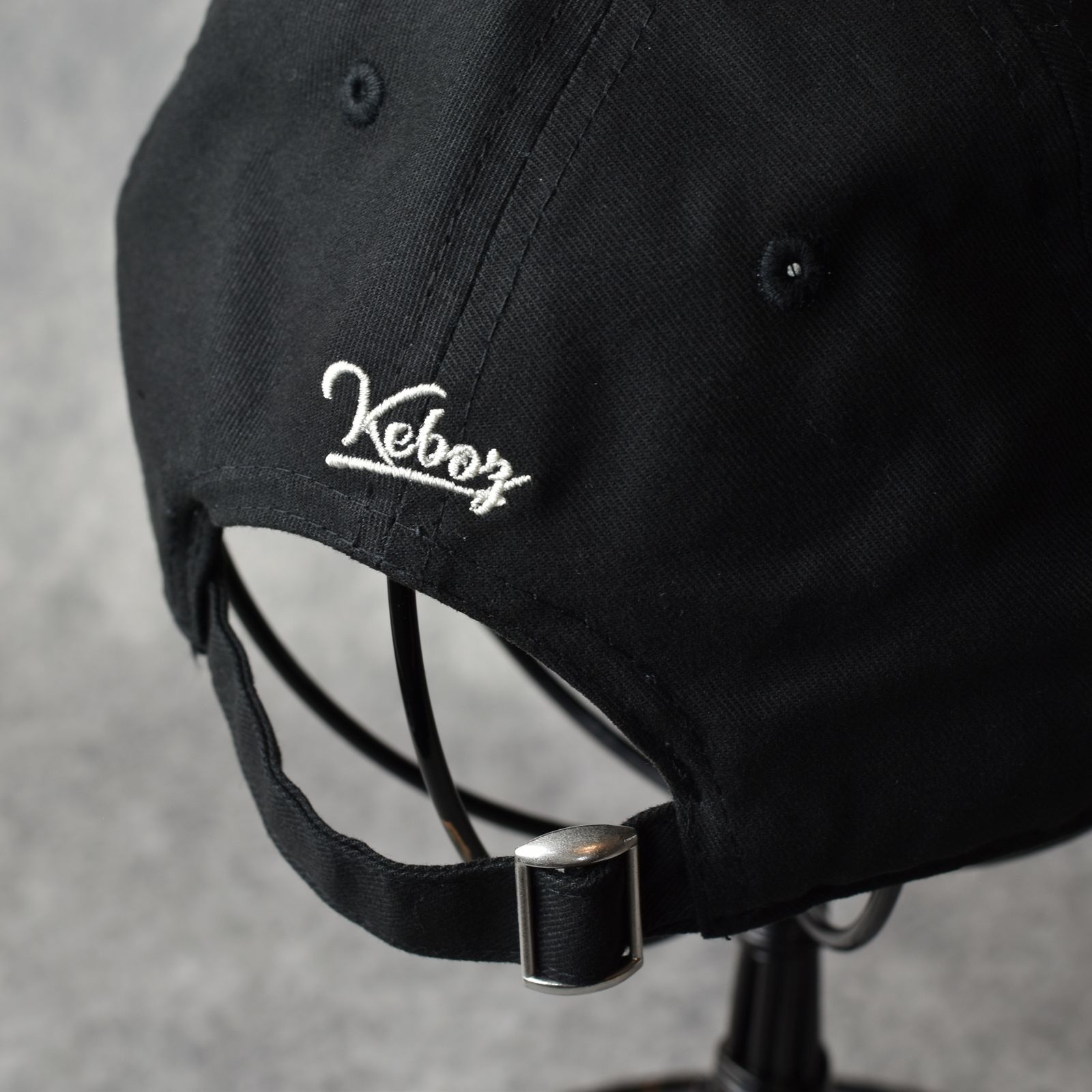 CALEE - × KEBOZ CAP (BLACK) / ケボズ コラボ ベースボール