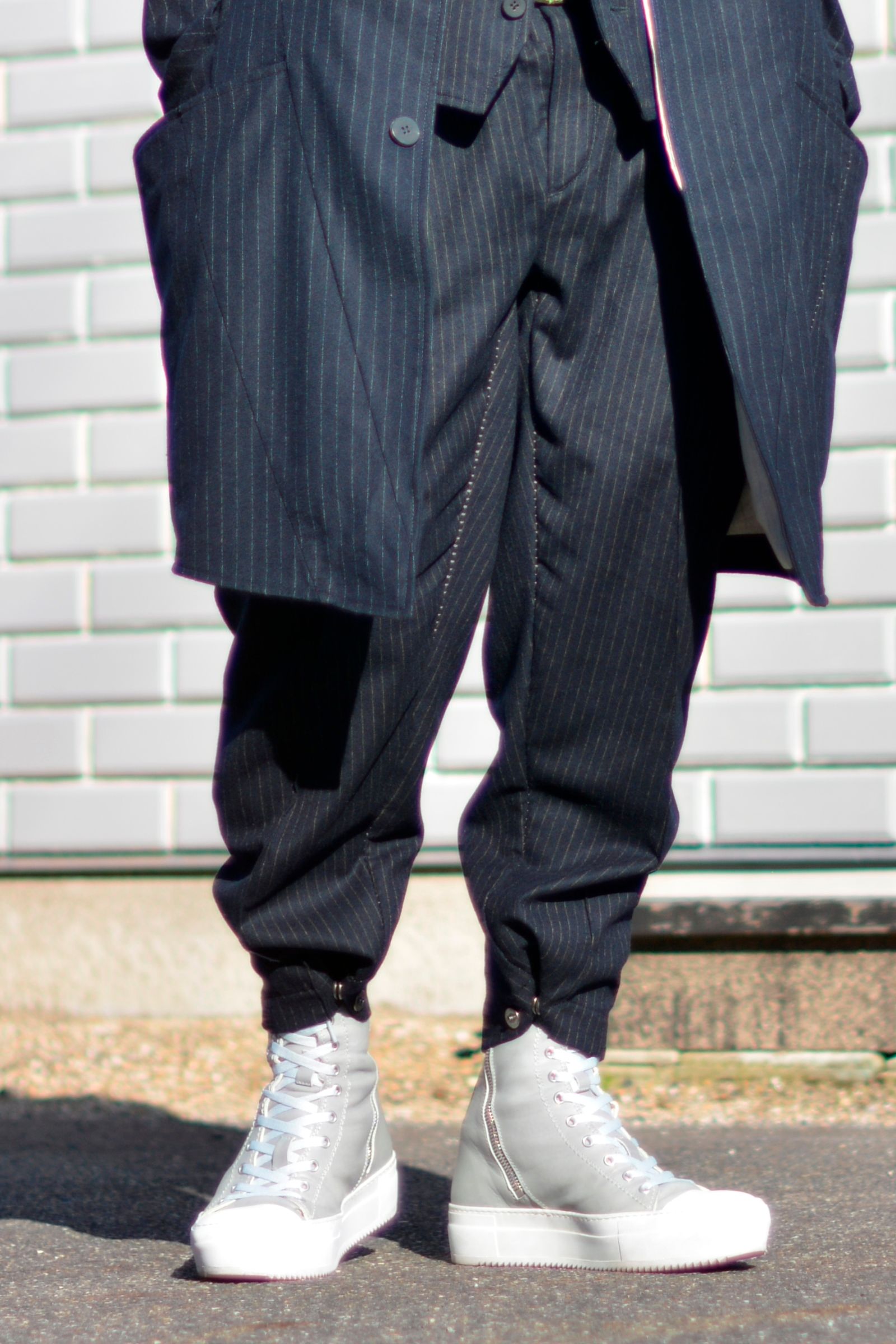 【chord 別注アイテム】 CALF LEATHER EXTRA HI CUT SNEAKER SPAIRAL ZIP LINED