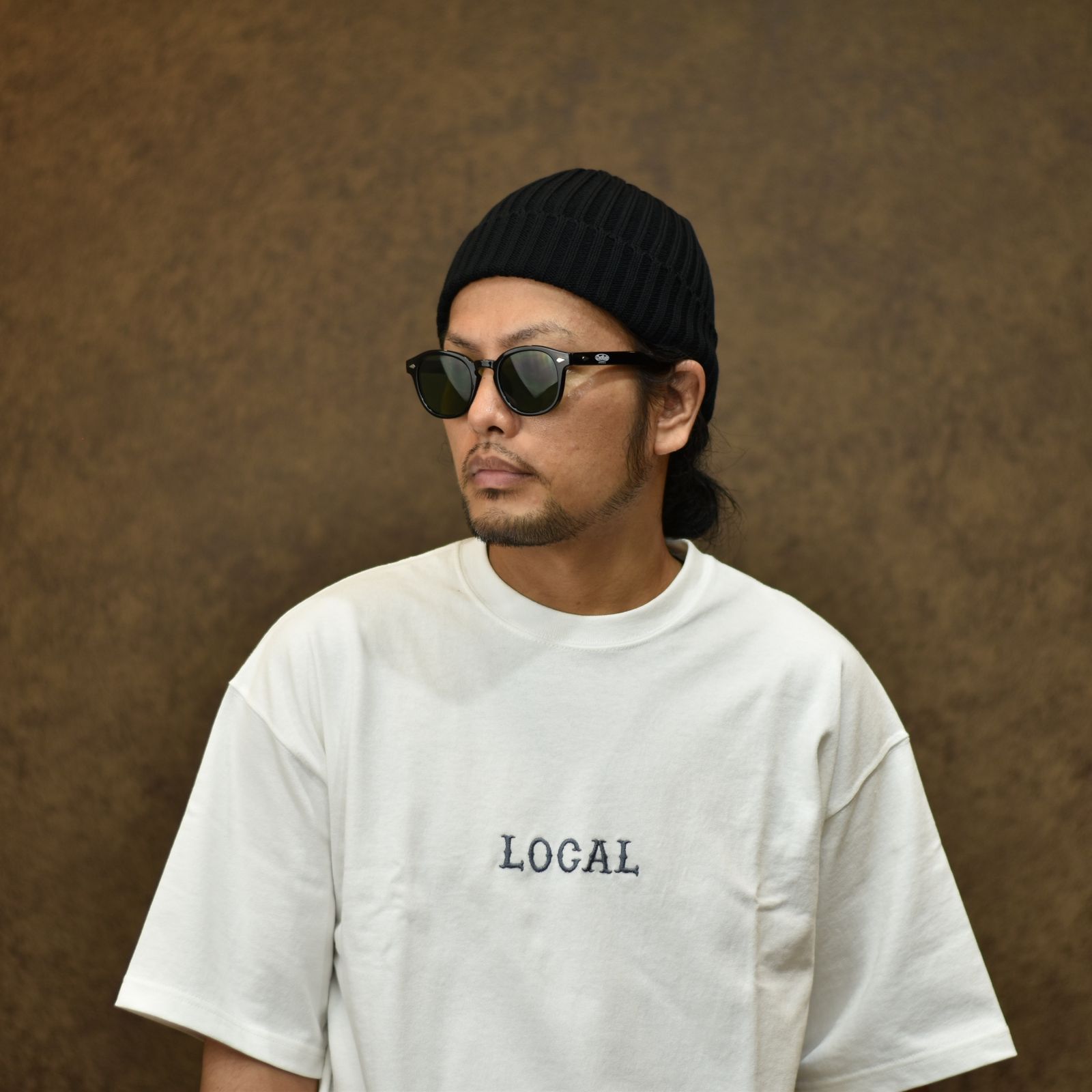 CUTRATE LOGO GLASSES (BLACK × GREEN) / カットレイト ロゴ グラシズ