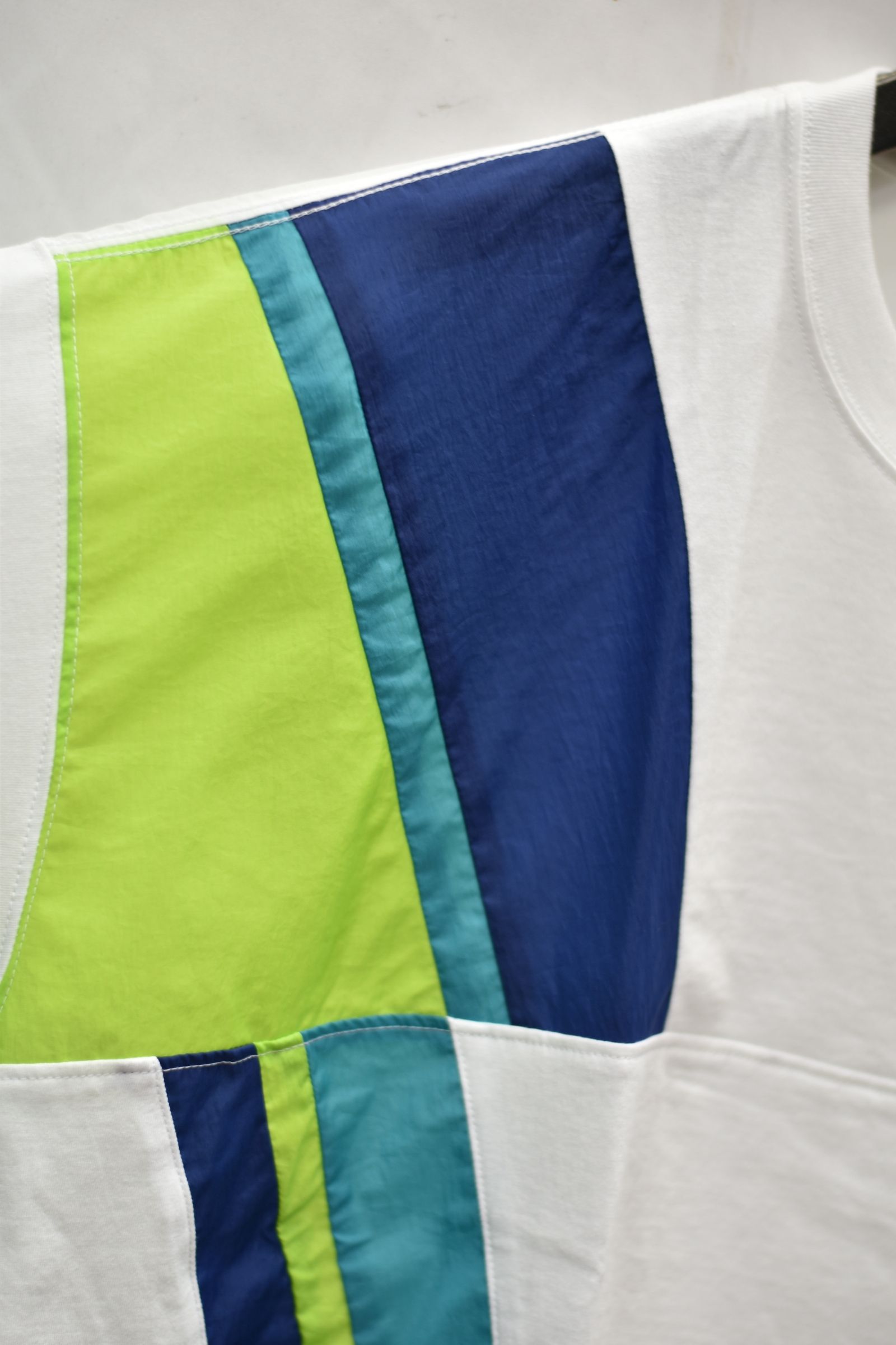 ナイロン 切り替えTシャツ