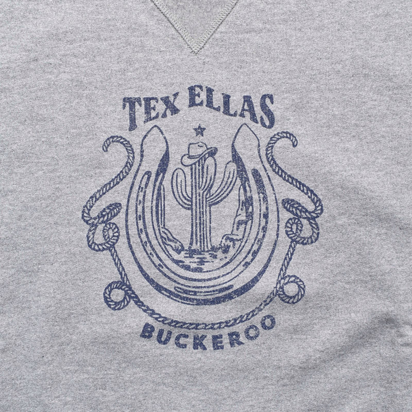 TEX ELLAS Buckeroo Crewneck Pullover （GRT） / クルーネックプルオーバースウェット  （グレー） 2503-4002