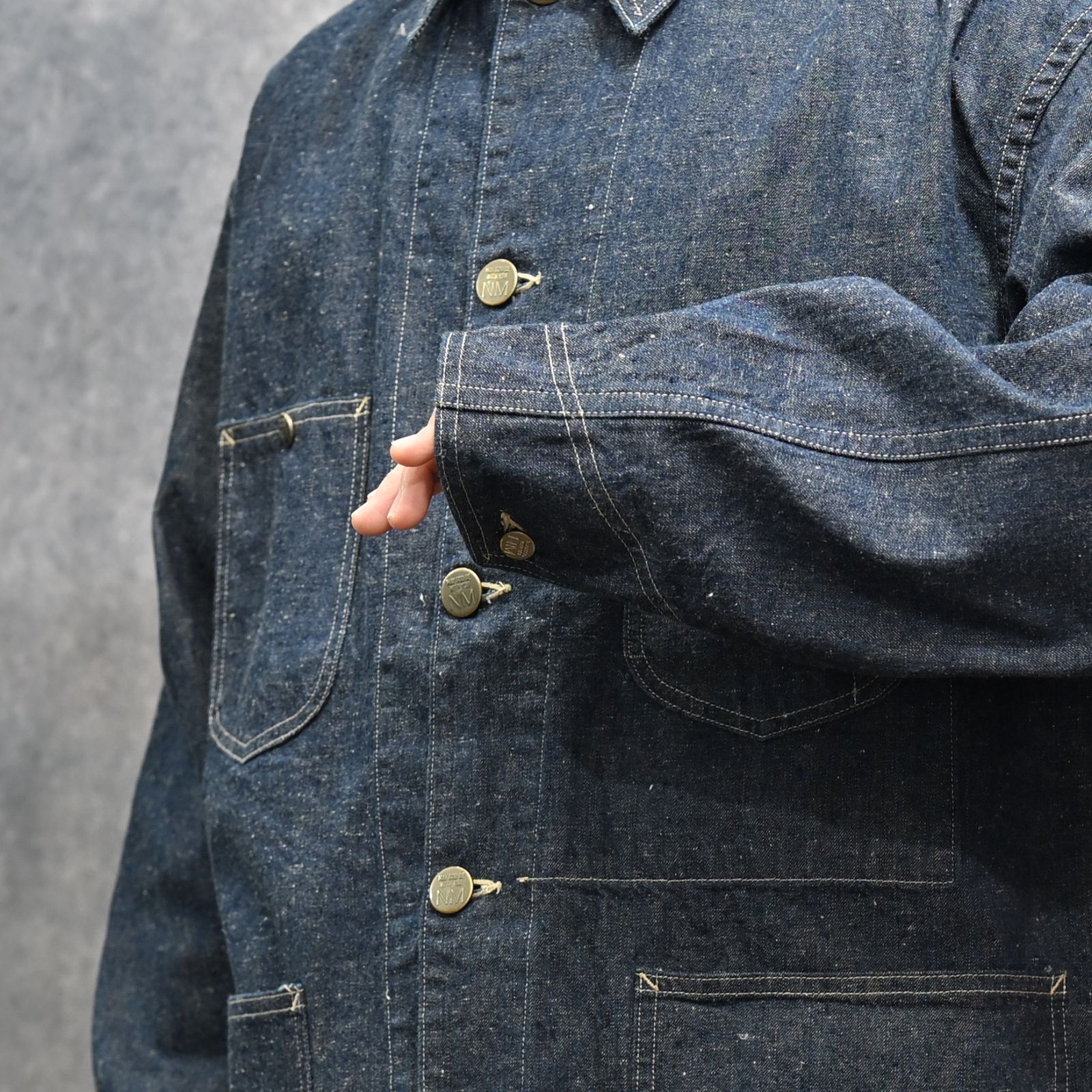 #024 LE CHORE JACKET ONE-WASHED （INDIGO） / カバーオール （インディゴ） 2026SSJK-YY-0012