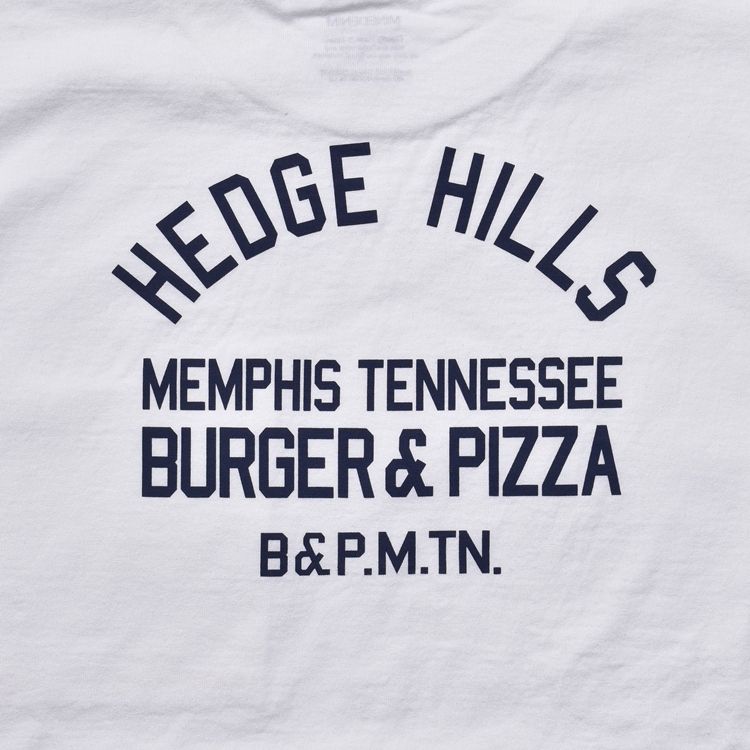 Hedge Hills Burger Shop T-SH （WHT） プリント Tシャツ （ホワイト）｜2605-4002