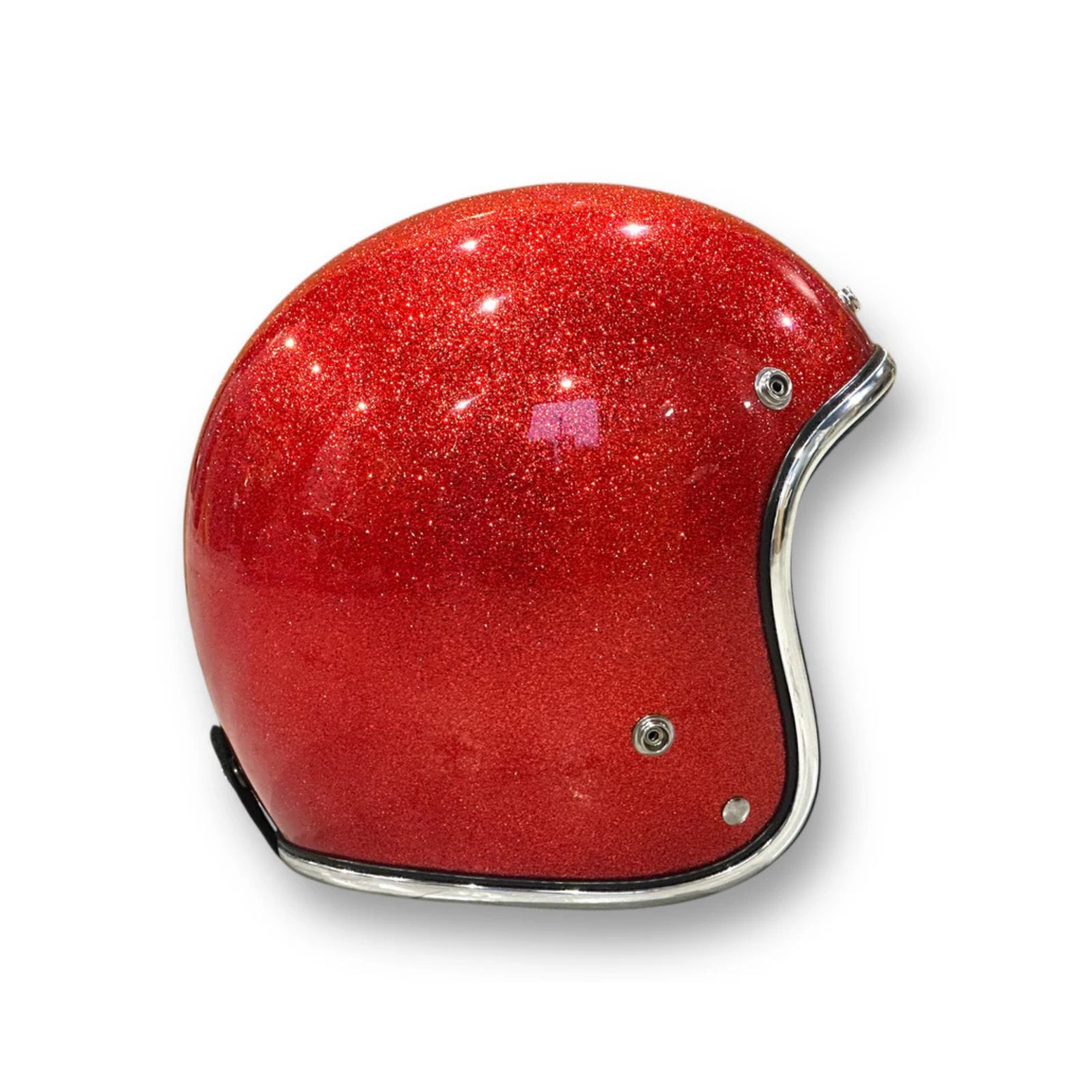 【L・XLサイズ｜即日発送】 | GLITTER 3/4 HELMET (RED) | グリッターヘルメット