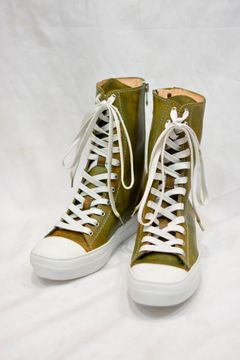 【chord 別注アイテム】 HORSE LEATHER EXTRA HI CUT SNEAKER SPAIRAL ZIP LINED