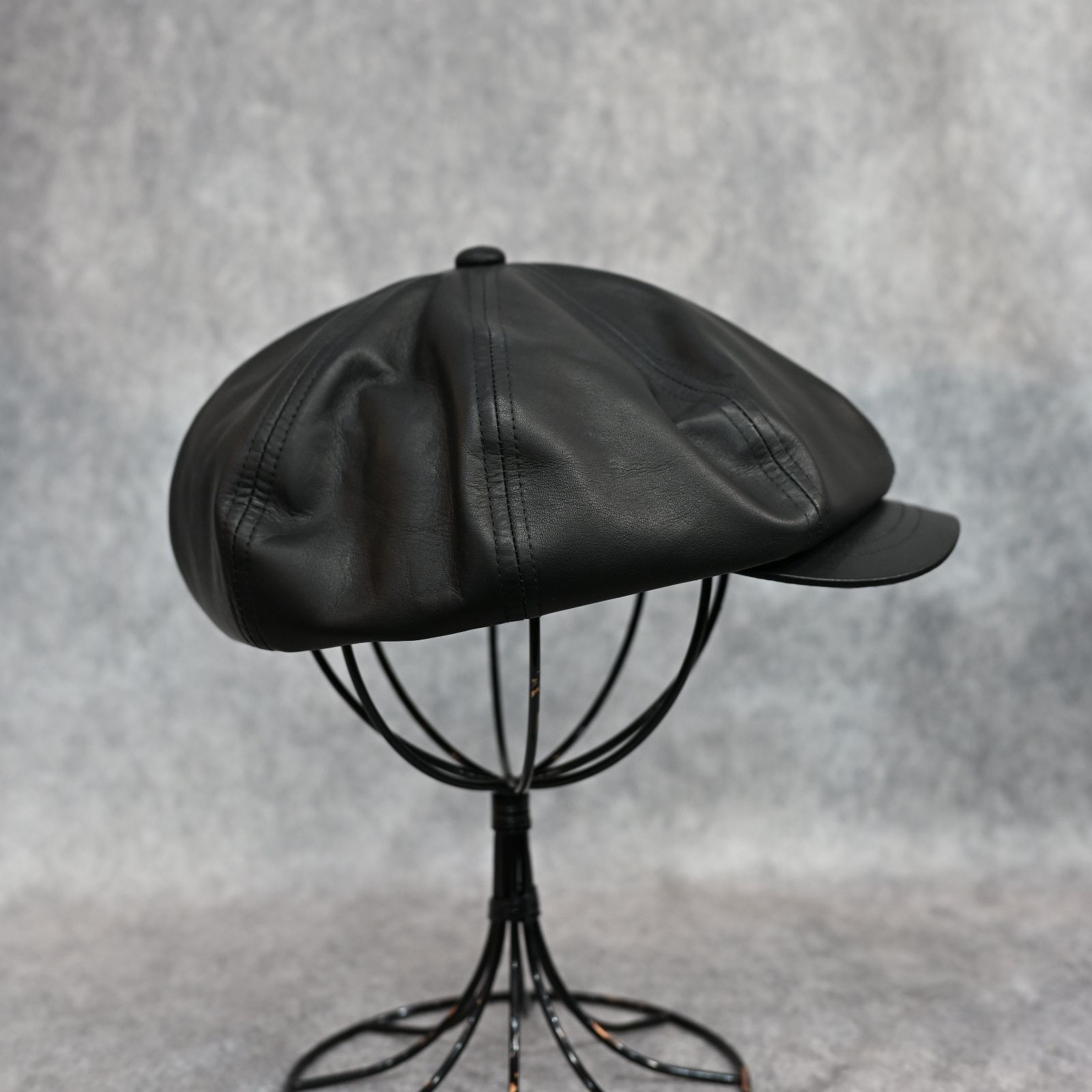 Furniture Leather キャスケット （BLACK / ブラック） 858-01