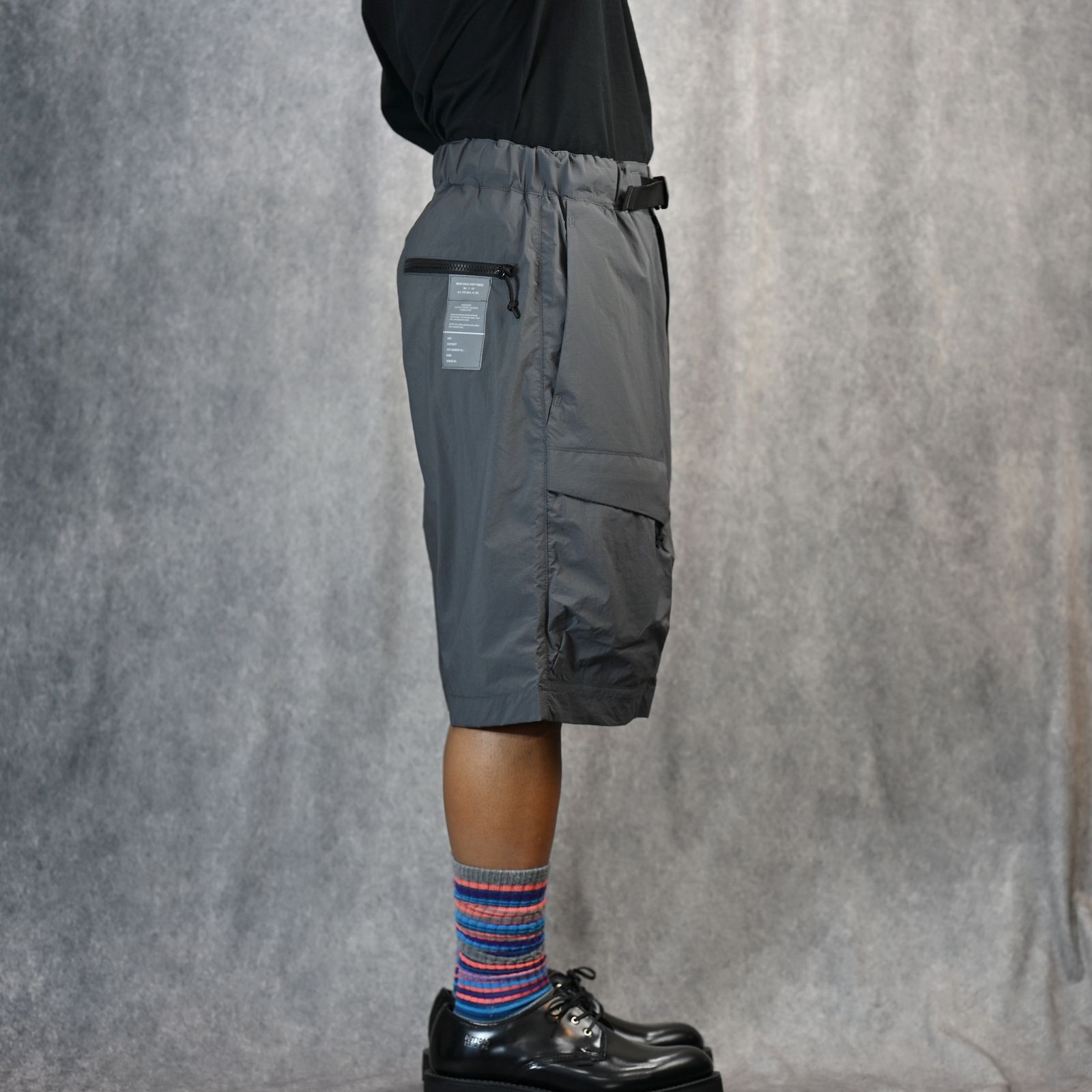 WEBBING BELT HALF PANTS （CHARCOAL） / ハーフパンツ （チャコール） / 9251-CP51-003