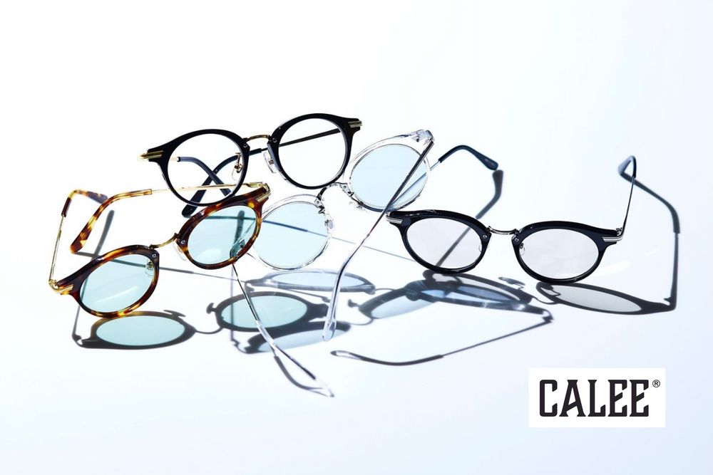 【CALEE - キャリー】 「セルロイド」と「メタルフレーム」を掛け合わせたアーネルタイプのアイウェアが入荷！