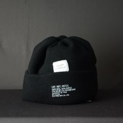 BEANIE （BLACK） / ニット帽 ビーニー （ブラック）