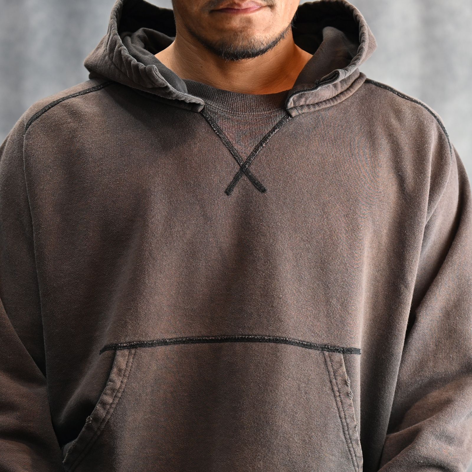 W-V AFTER HOODIE (BLACK / ブラック) パーカー フーディー 2401002M