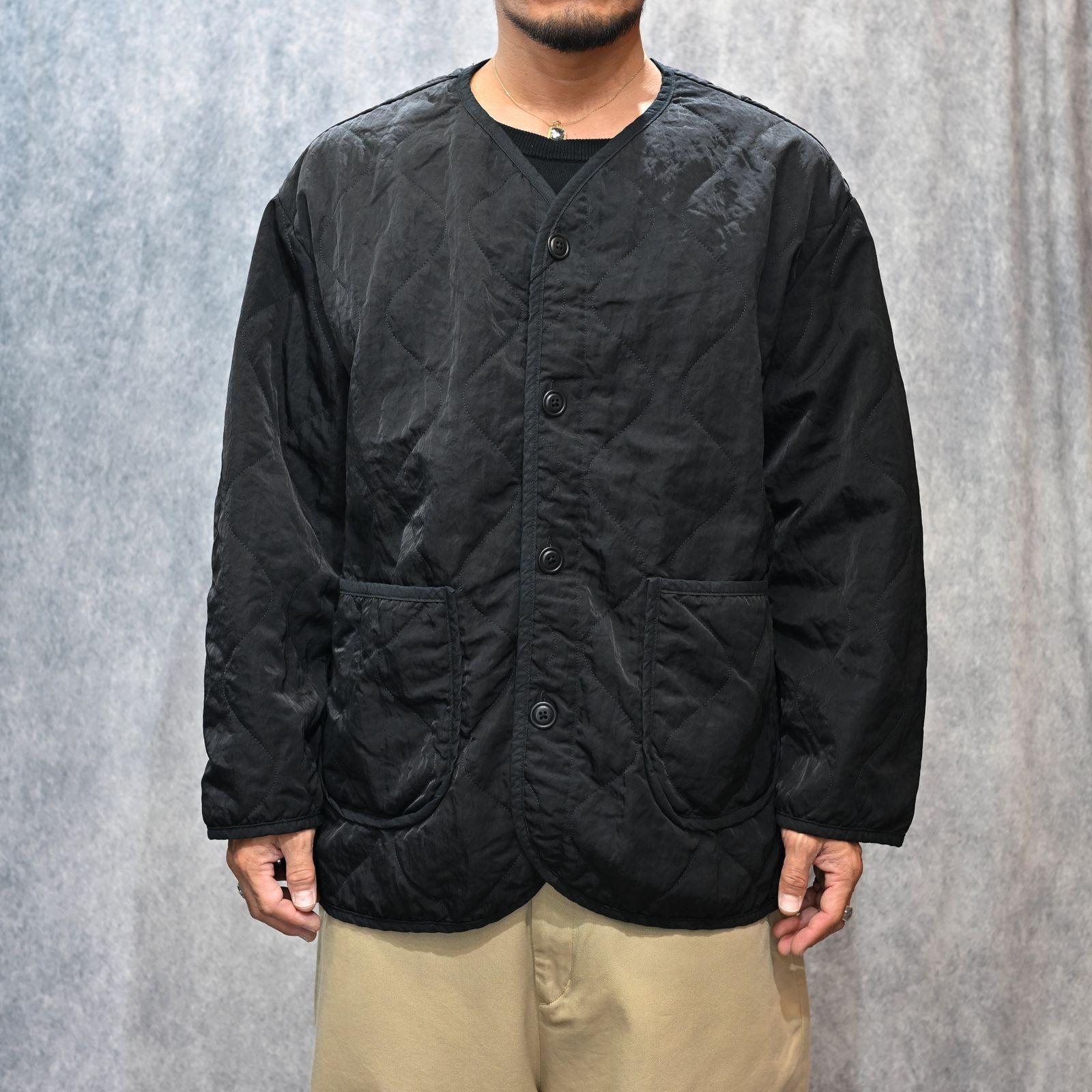 SUPER NYLON MILITARY LINER (BLACK)|スーパーナイロン ミリタリー ライナー ジャケット (ブラック) PC-015-2014-10