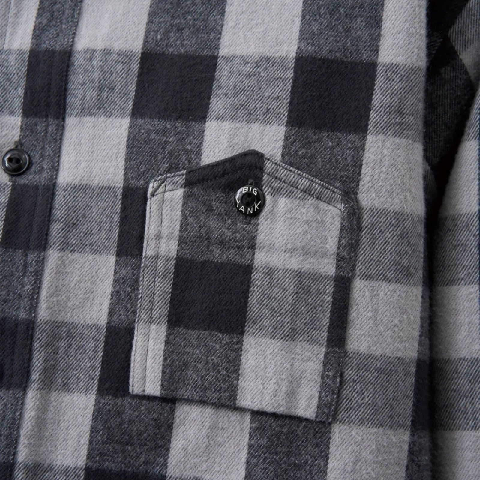 Y1945 FLANNEL CHECK SHIRT （GRAY / グレー）｜602-262-04