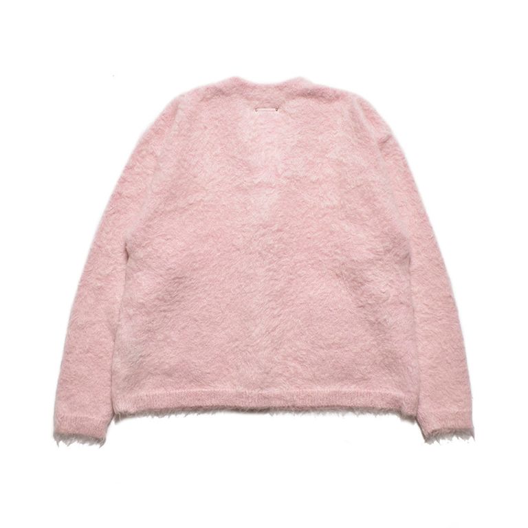 MINEDENIM - Shaggy Mohair Knit Cardigan （PNK） / シャギー モヘア