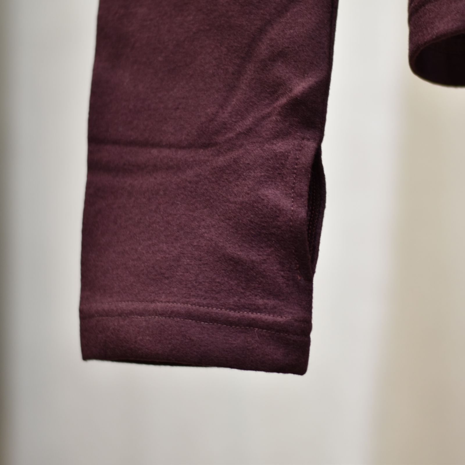 WOOL JERSEY COWL NECK TOP"